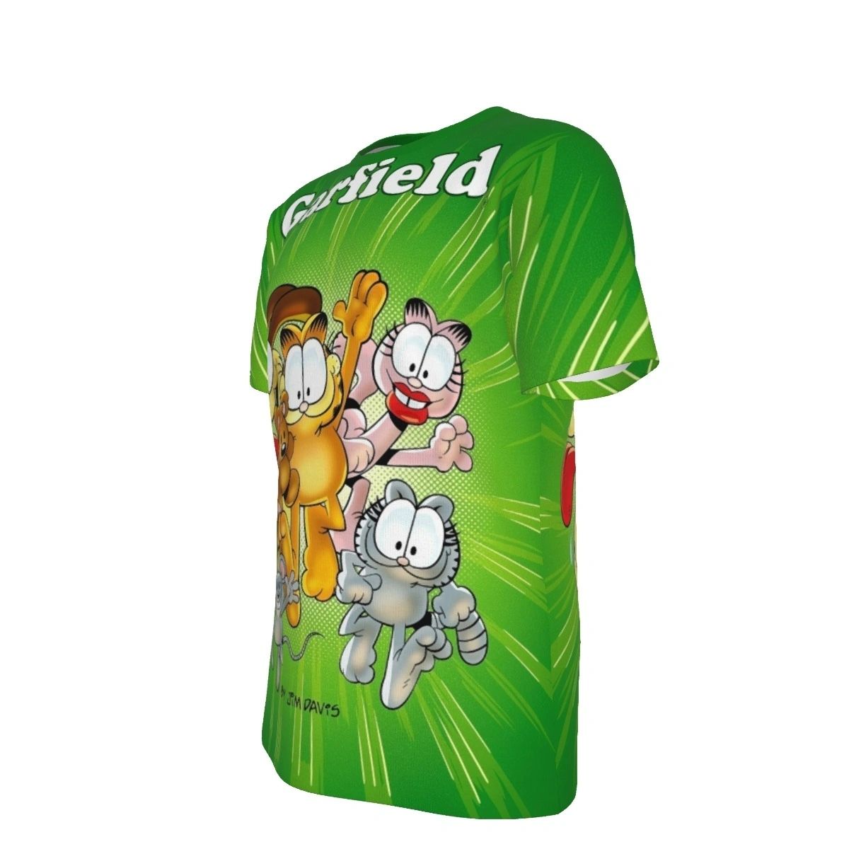 GARFEILD AND FRIENDS ALL OVER PRINT SHIRTS