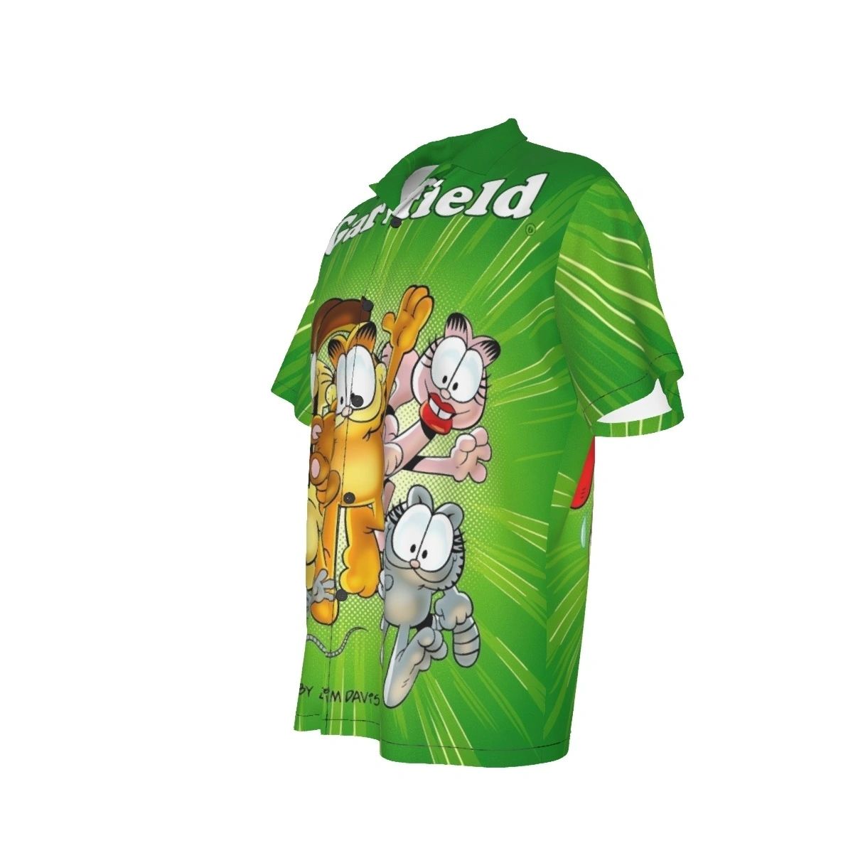 GARFEILD AND FRIENDS ALL OVER PRINT SHIRTS
