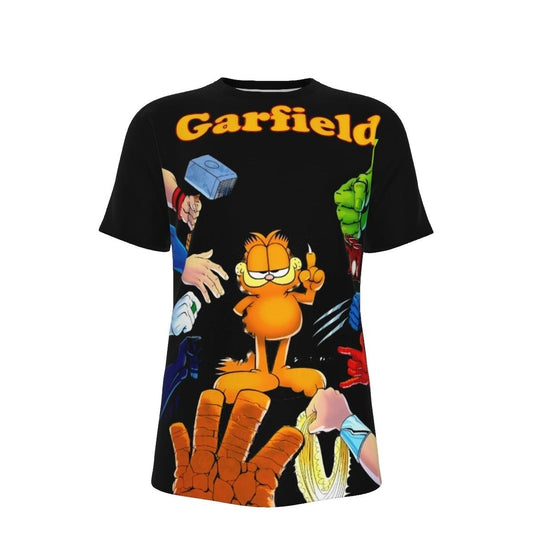 GARFIELD AND HEROES ALL OVER PRINT SHIRTS