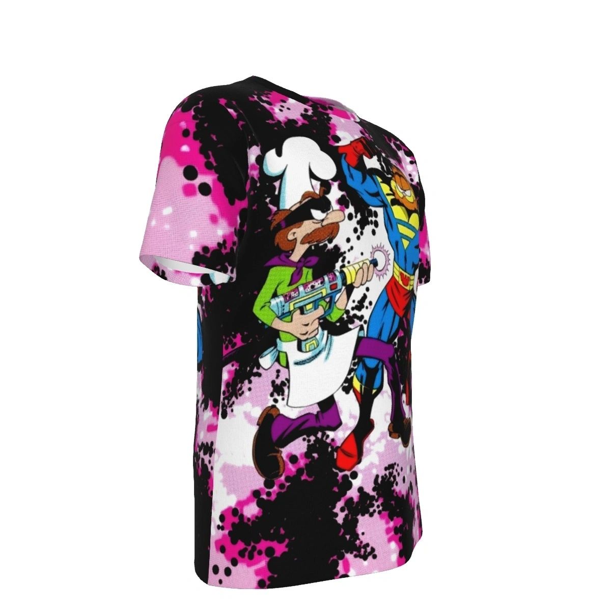 GARFIELD THE LASAGNANATOR OVER PRINT SHIRTS
