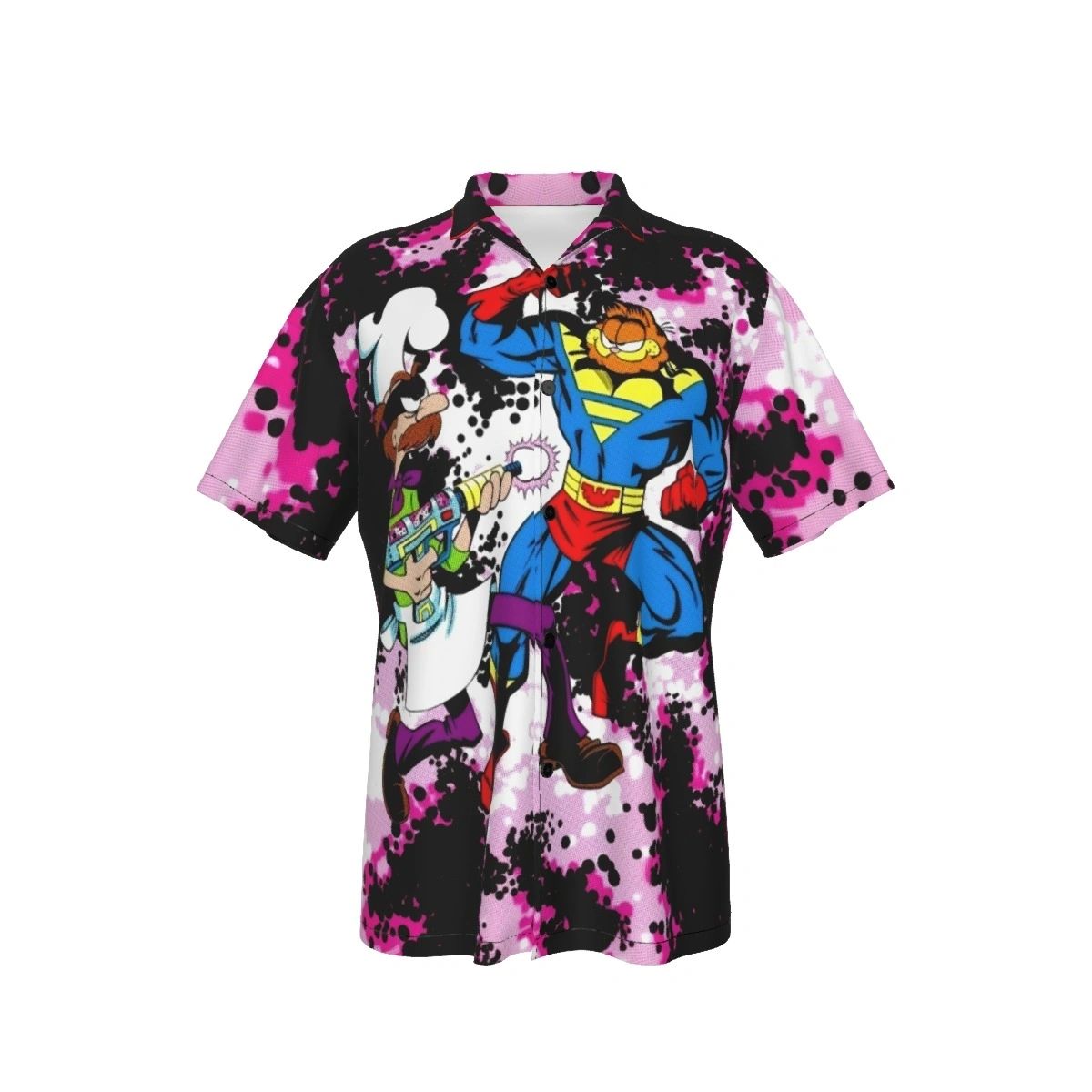 GARFIELD THE LASAGNANATOR OVER PRINT SHIRTS