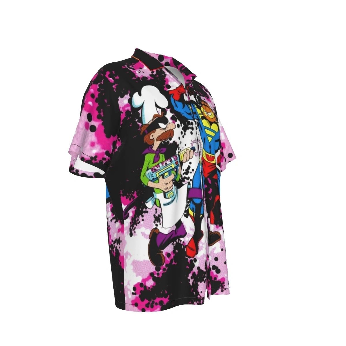 GARFIELD THE LASAGNANATOR OVER PRINT SHIRTS
