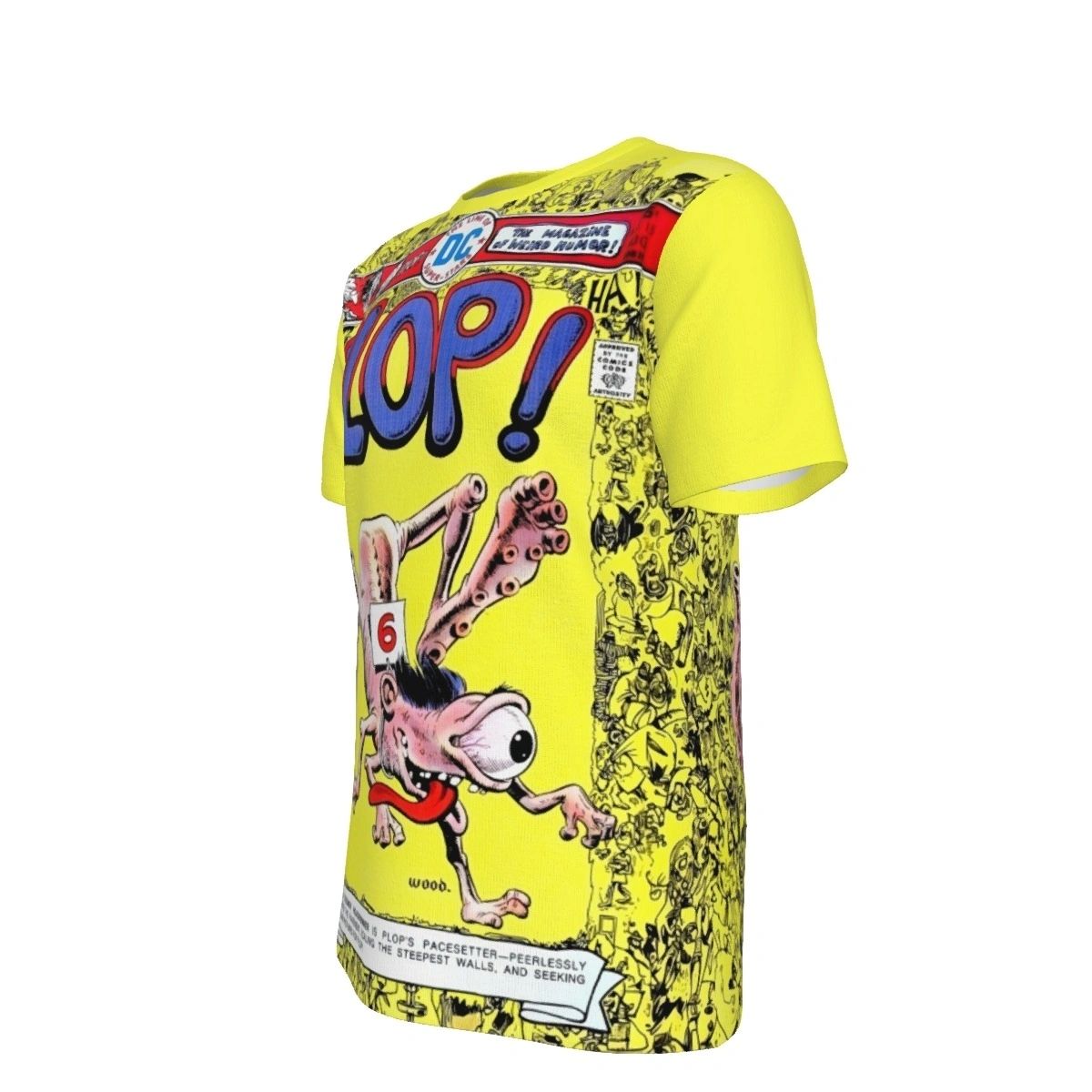 PLOP 15 ALL OVER PRINT SHIRTS -WALLY WOOD ART