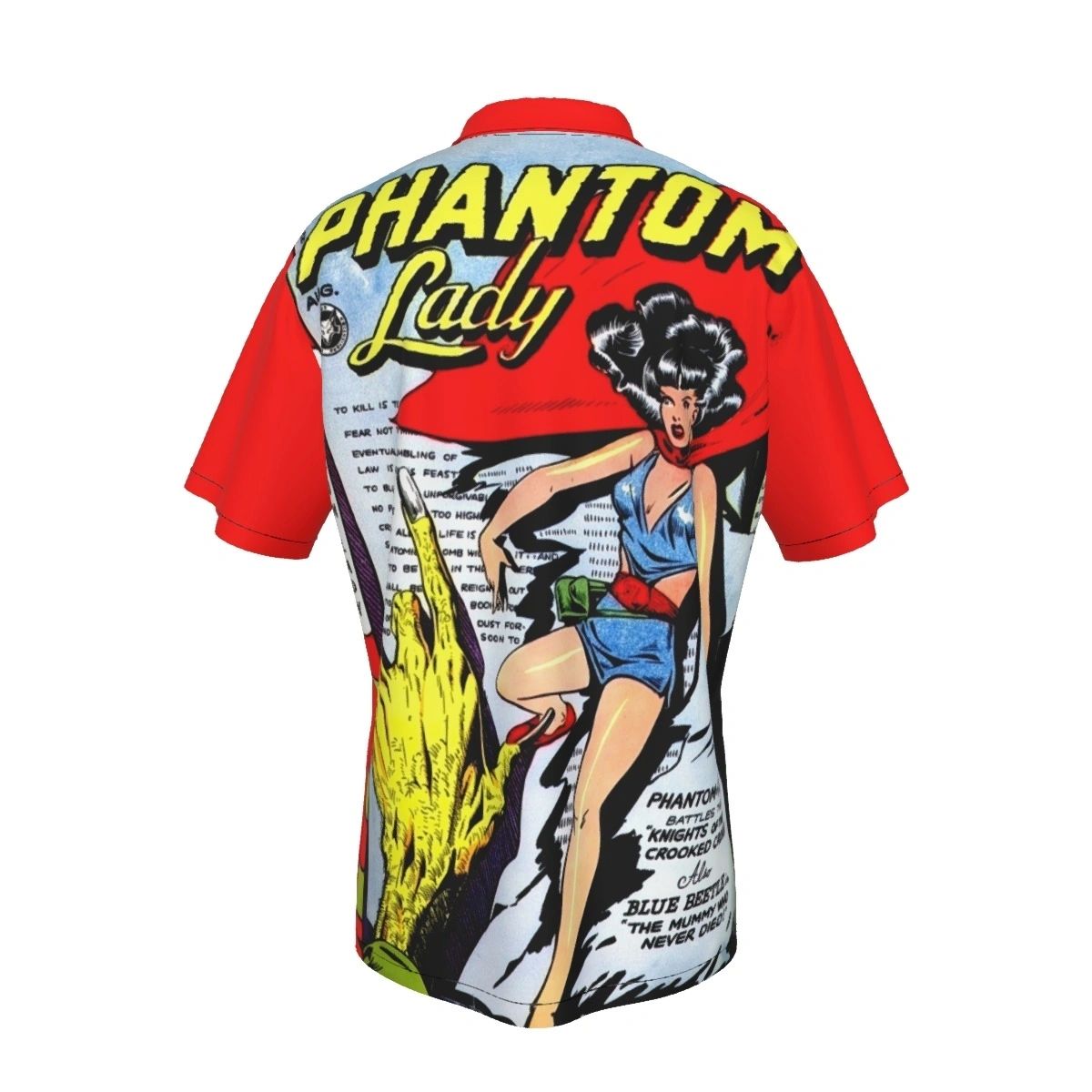 PHANTOM LADY 13 ALL OVER PRINT SHIRTS -1947