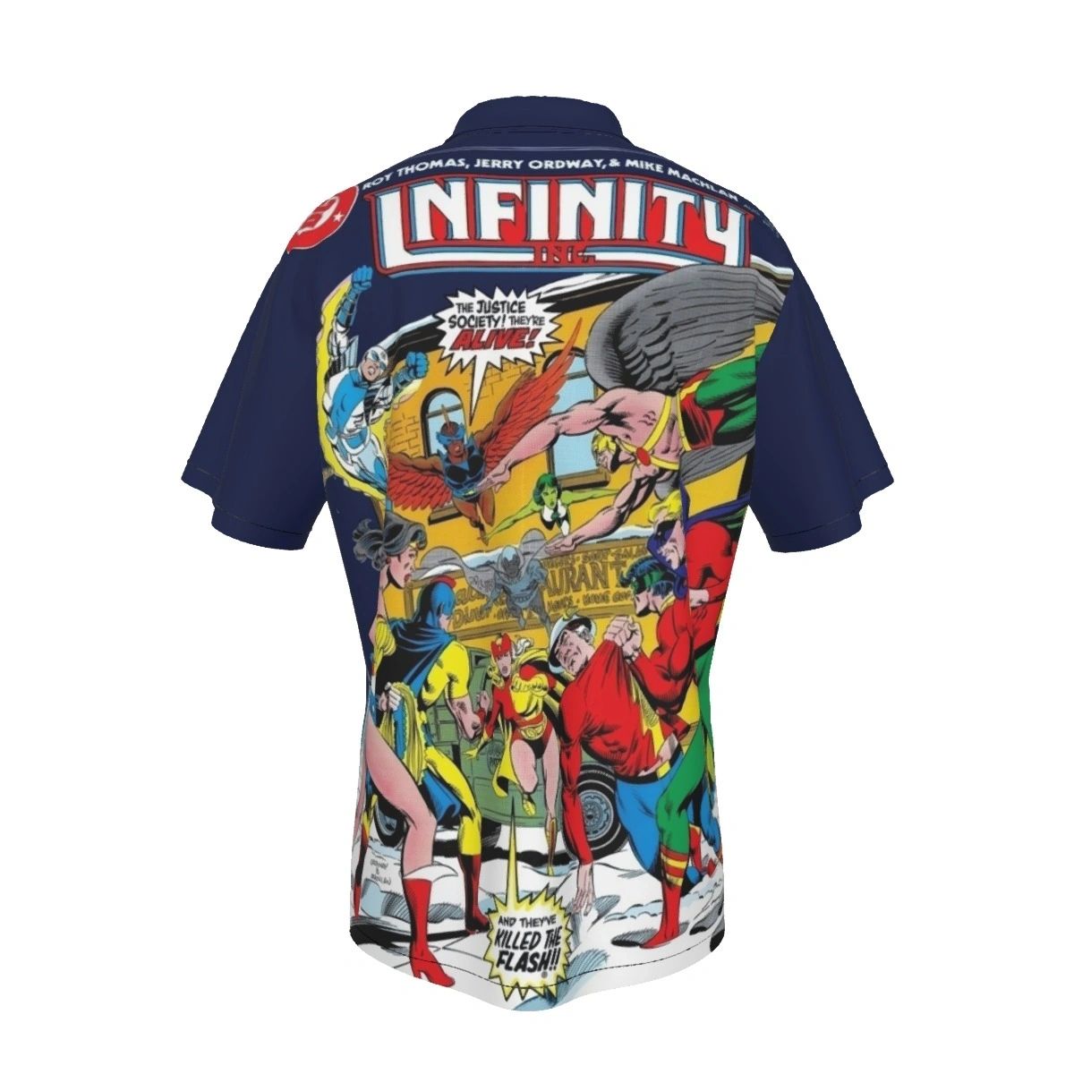 INFINITY INC 5 ALL OVER PRINT SHIRTS