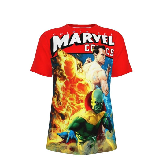 GOLDEN AGE MARVEL COMICS ALL OVER PRINT SHIRTS
