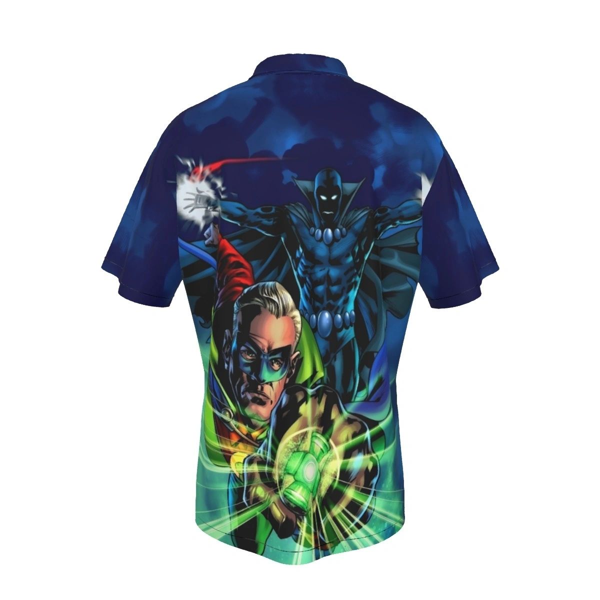 GREEN LANTERN OBSIDIAN ALL OVER PRINT SHIRTS - FATHER AND SON
