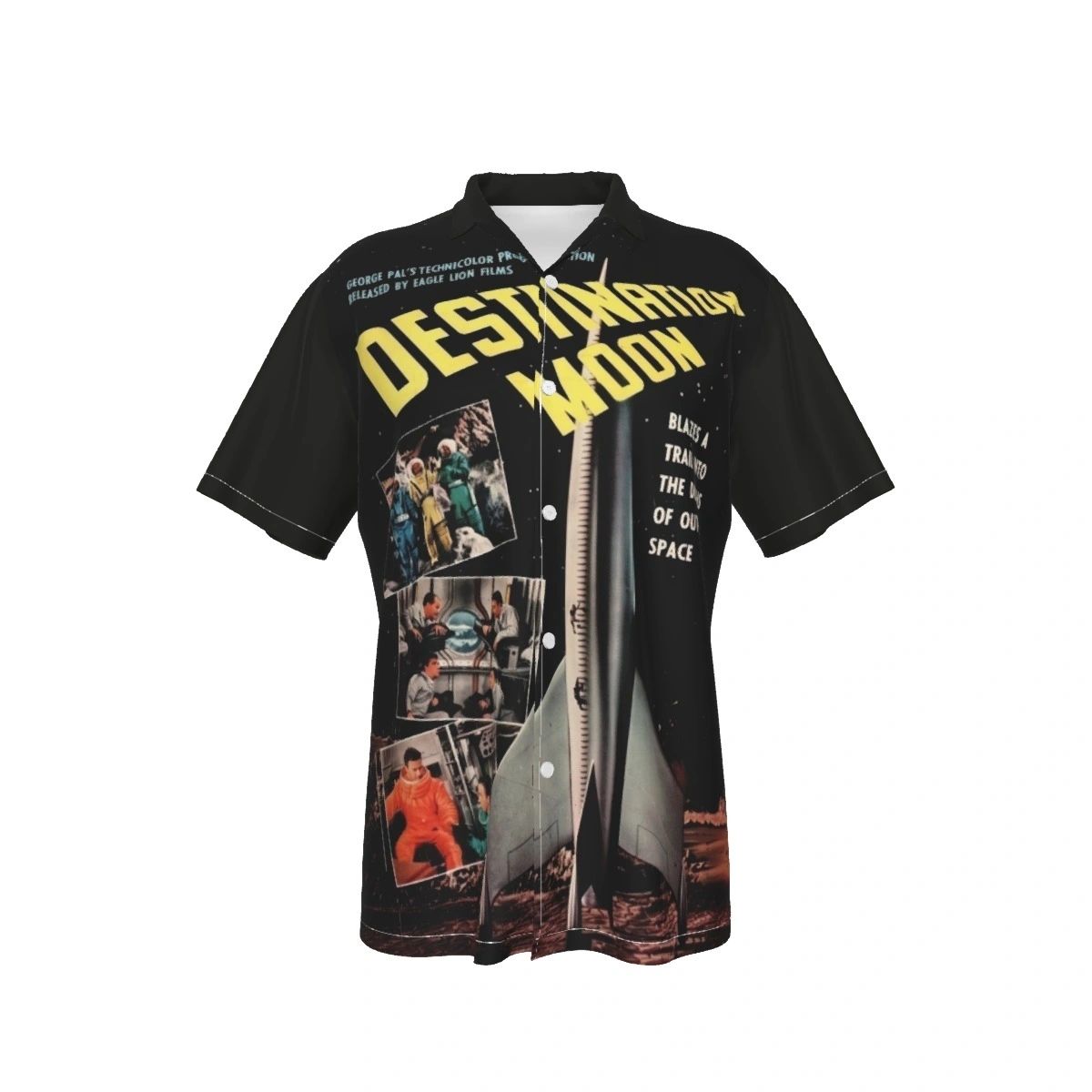 DESTINATION MOON MOVIE POSTER ALL OVER PRINT SHIRTS
