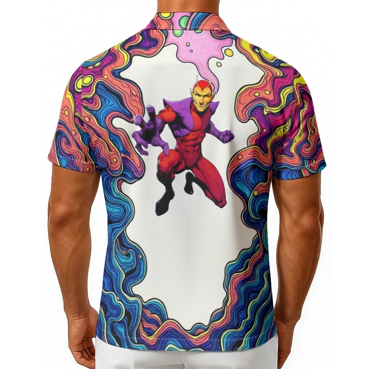 REEP DAGGLE READY ALL OVER PRINT SHIRTS- CHAMELEON BOY OF THE LEGION READY SERIES