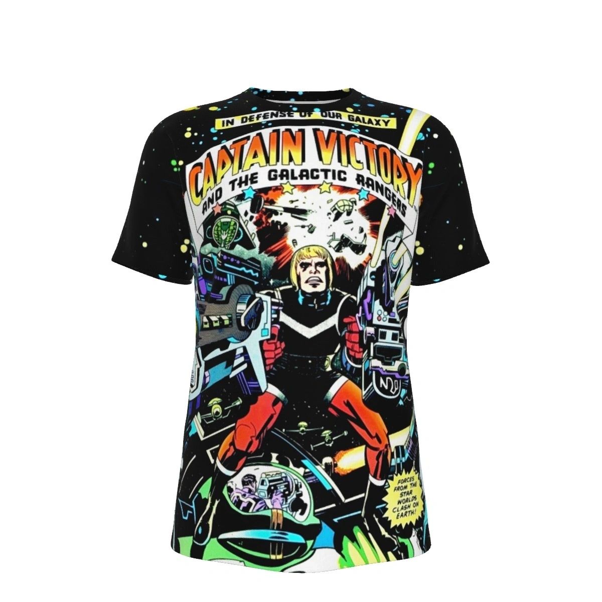 CAPTAIN VICTORY AND THE GALACTIC RANGERS 1 ALL OVER PRINT SHIRTS- JACK KIRBY