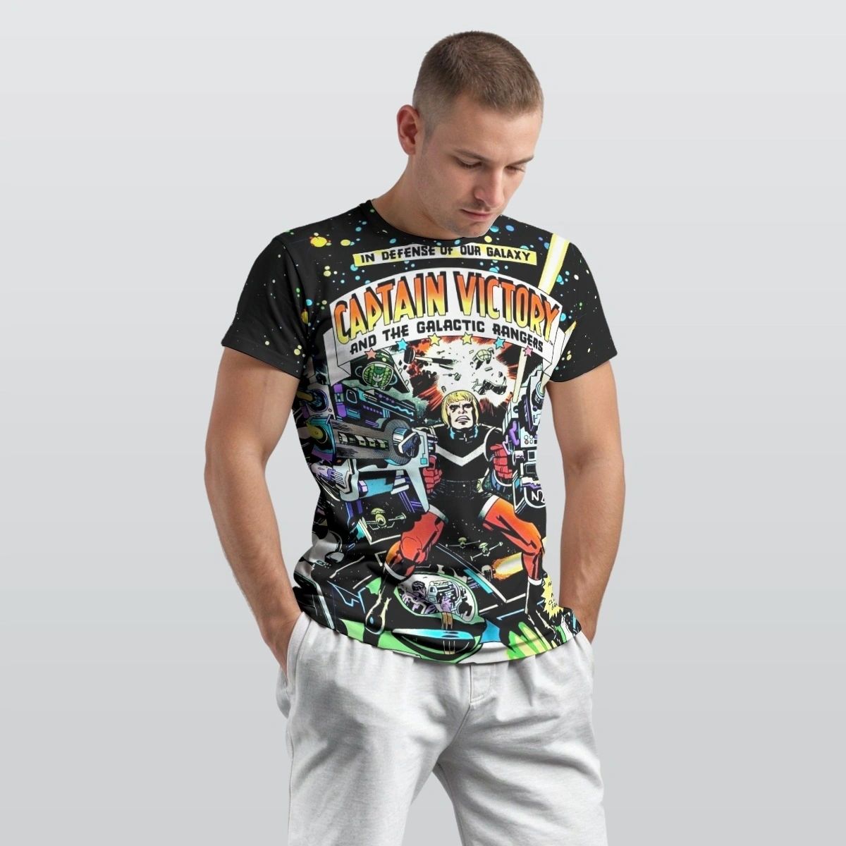 CAPTAIN VICTORY AND THE GALACTIC RANGERS 1 ALL OVER PRINT SHIRTS- JACK KIRBY