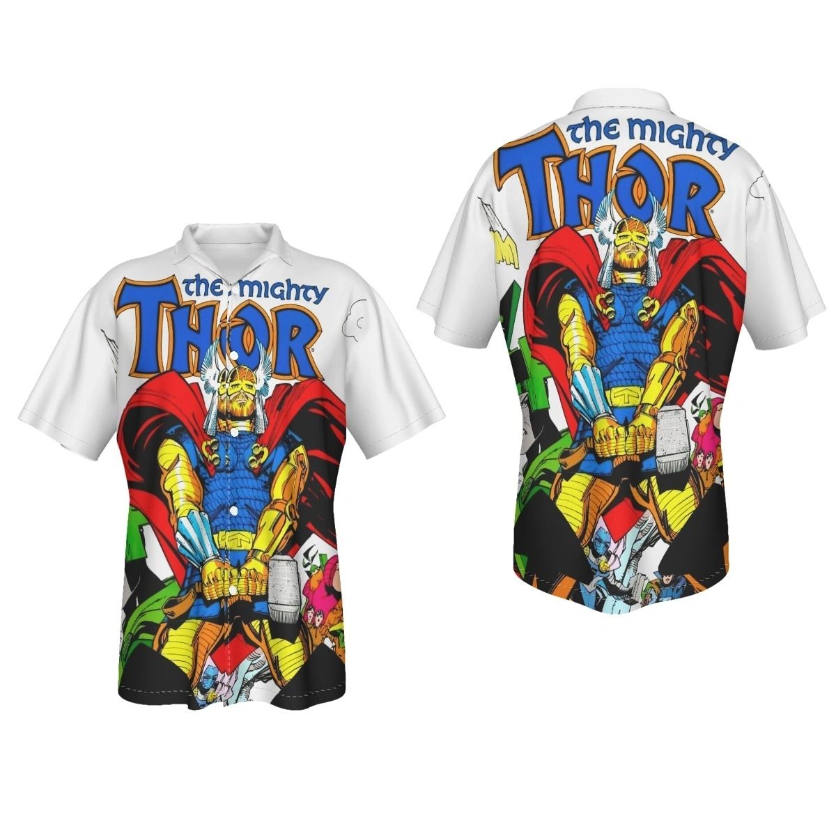 THOR 382 ALL OVER PRINT SHIRTS-WALT SIMONSON