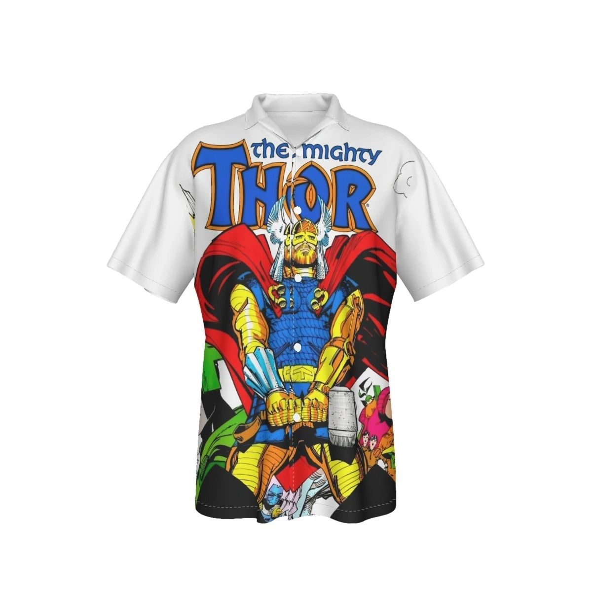 THOR 382 ALL OVER PRINT SHIRTS-WALT SIMONSON