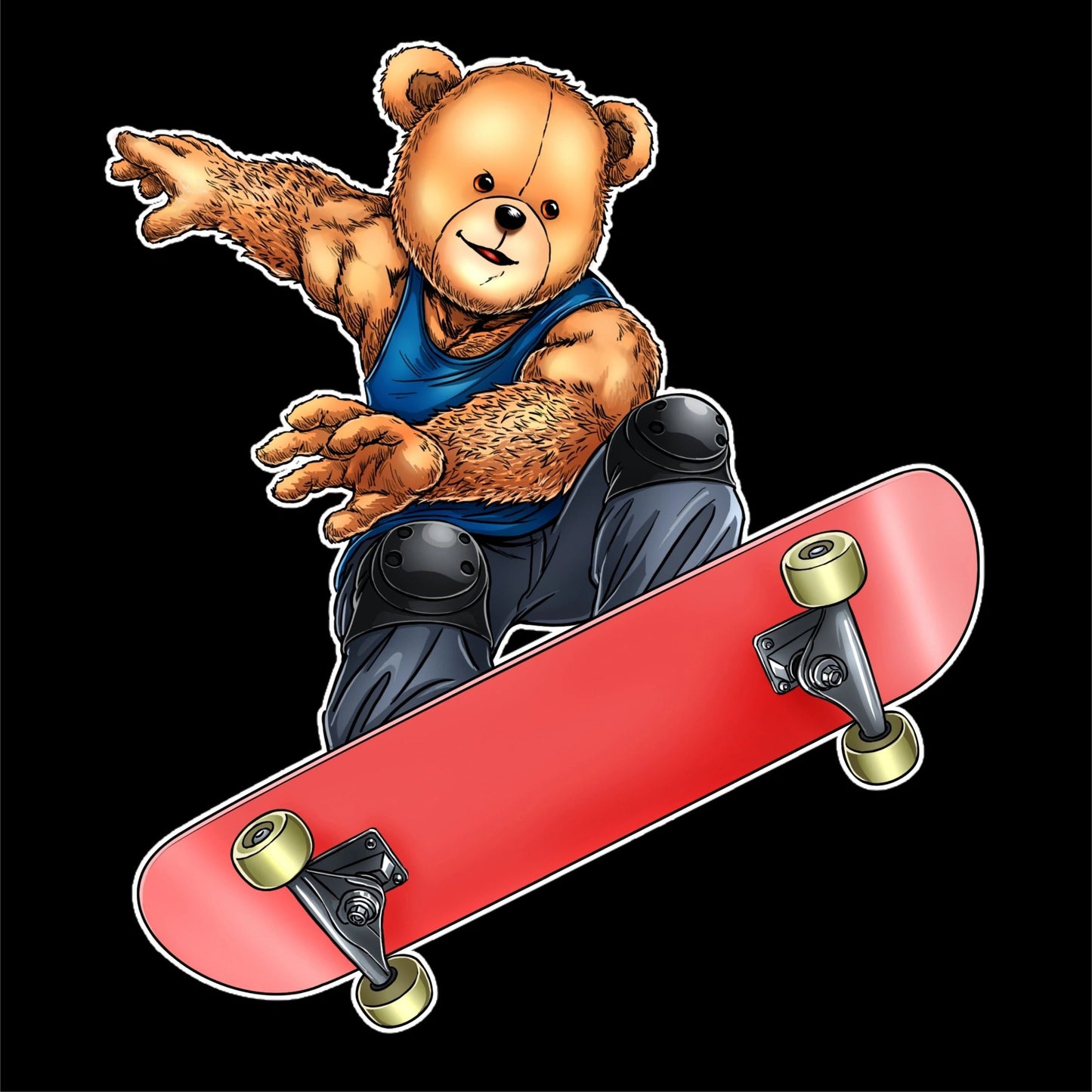 Eddi Bear Skate Board