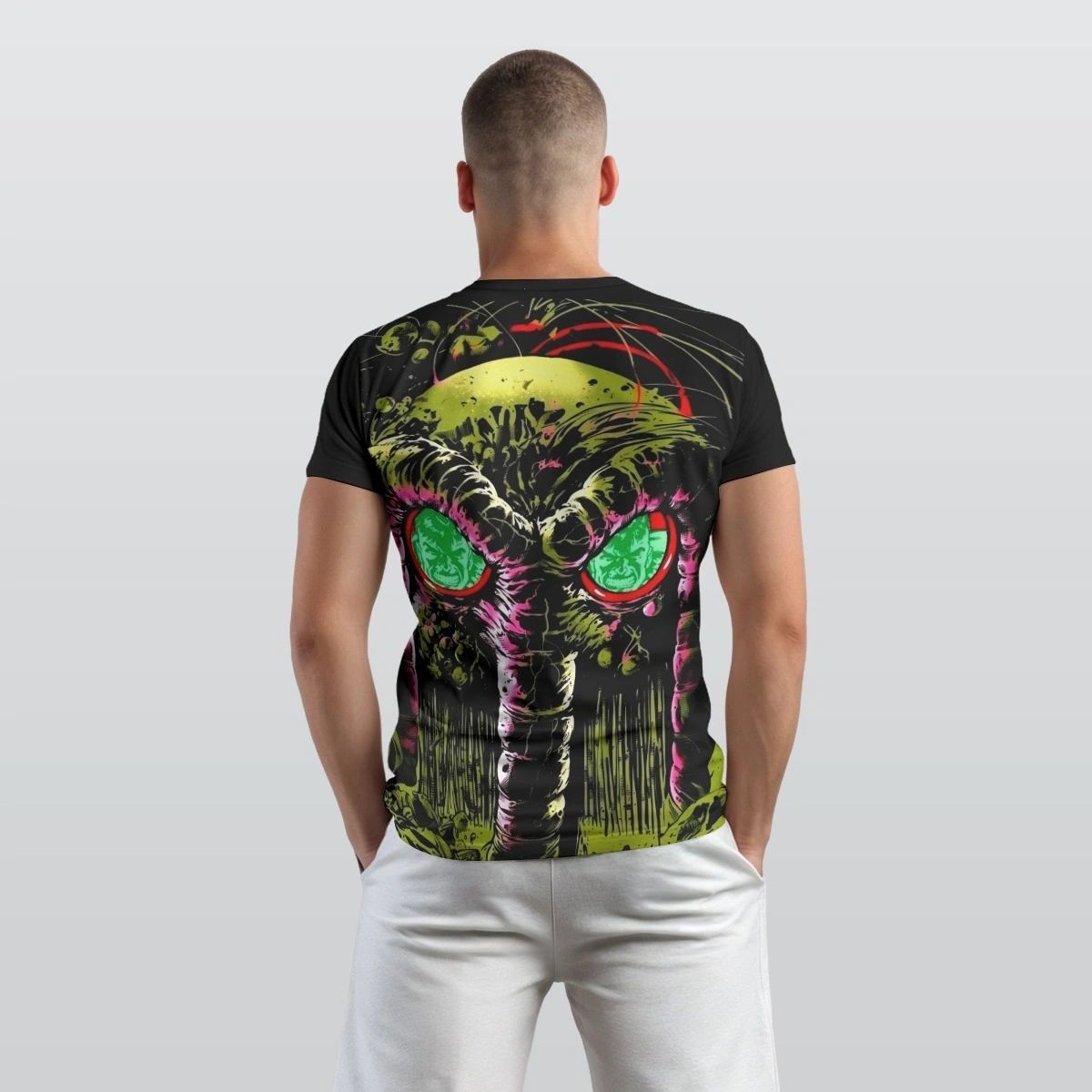 MANTHING Hulk in the Eyes All-Over Print Shirt – Incredible Hulk #389 Cover Art