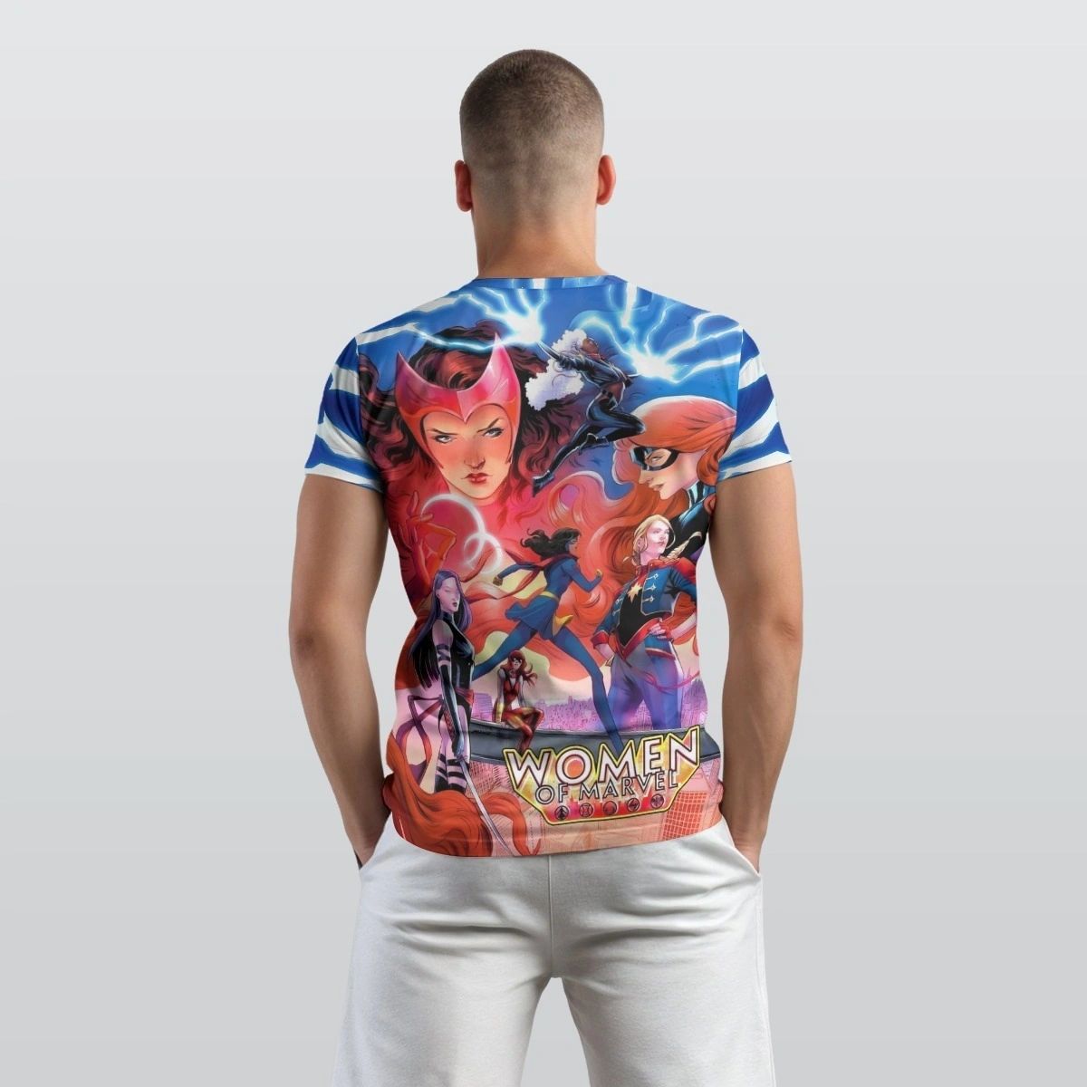 WOMEN OF MARVEL 5 V2 All-Over Print Shirt