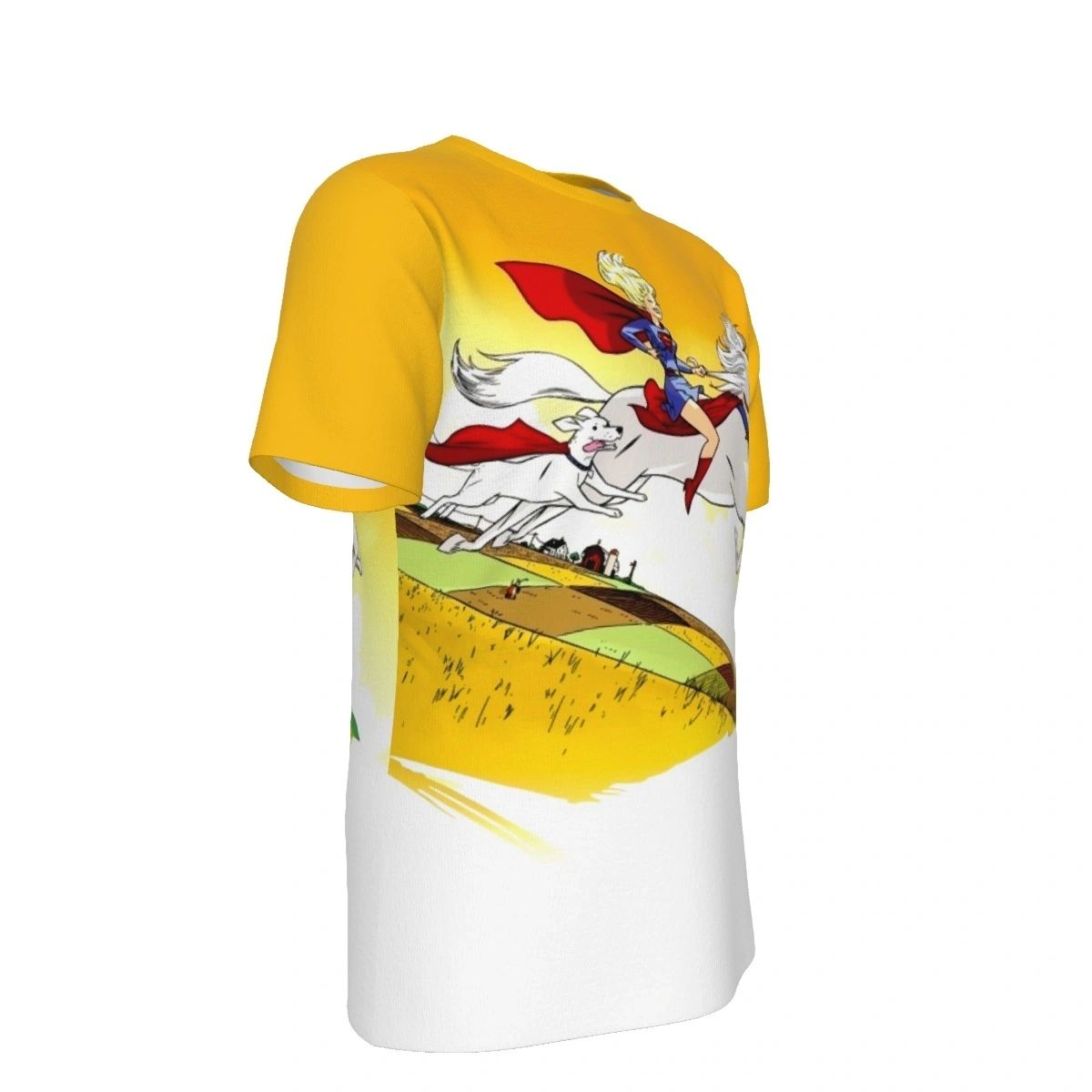 SUPERGIRL AND SUPERPETS SHOT All-Over Print Shirt