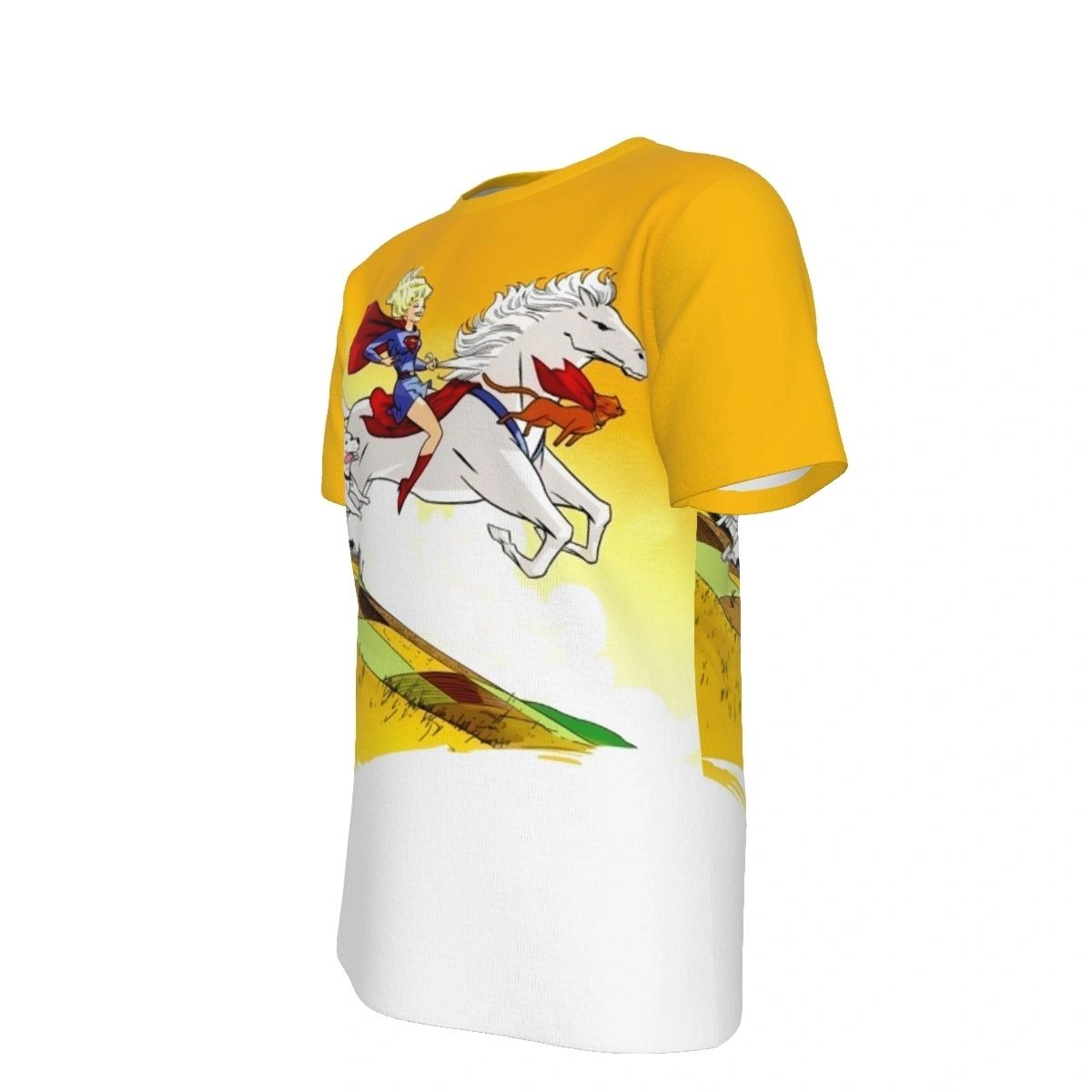 SUPERGIRL AND SUPERPETS SHOT All-Over Print Shirt