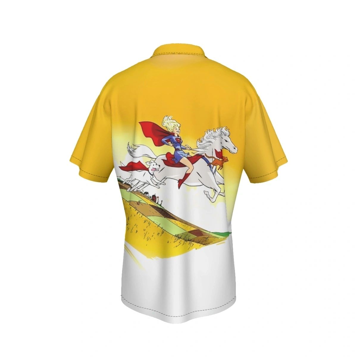 SUPERGIRL AND SUPERPETS SHOT All-Over Print Shirt