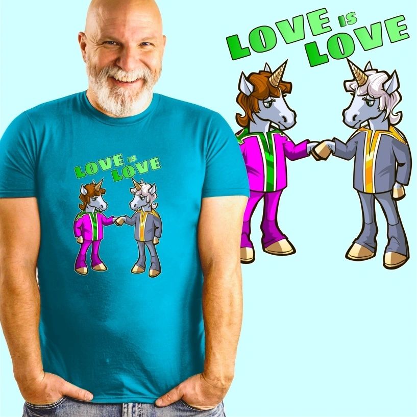 LOVE IS LOVE Unicorns