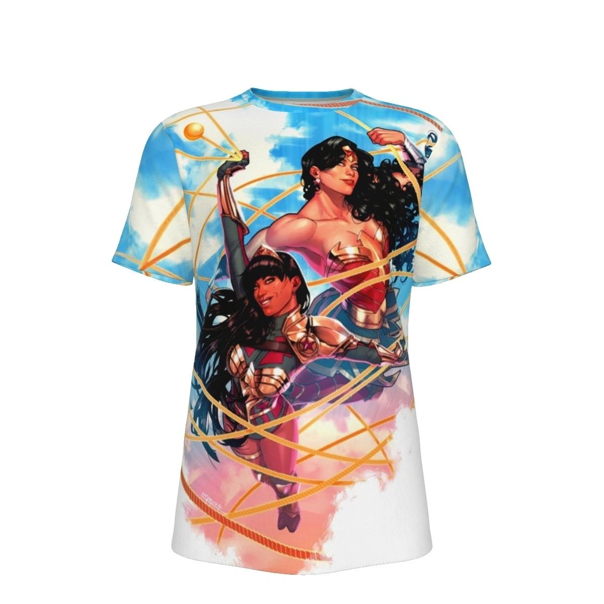 WONDER WOMAN 800 VAR Jamal Campbell All-Over Print Shirt - COVER C