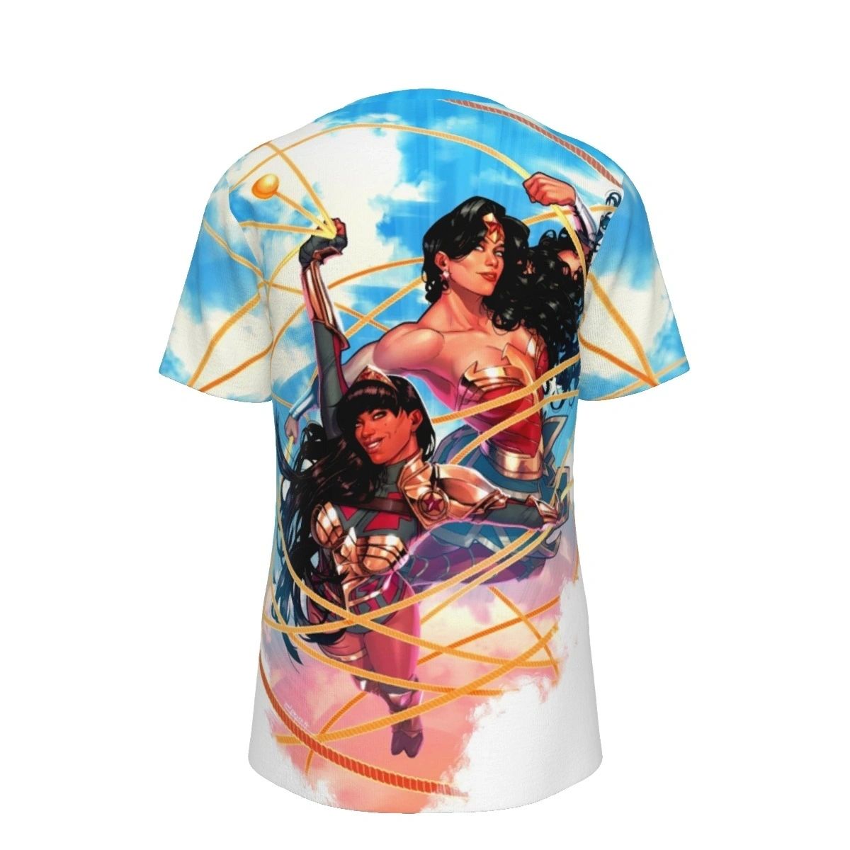 WONDER WOMAN 800 VAR Jamal Campbell All-Over Print Shirt - COVER C
