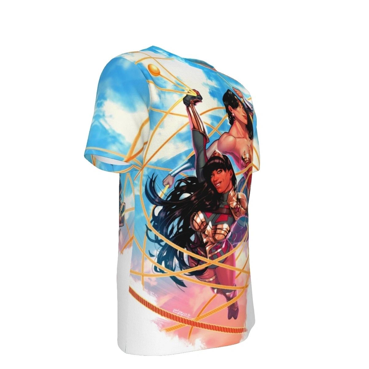 WONDER WOMAN 800 VAR Jamal Campbell All-Over Print Shirt - COVER C
