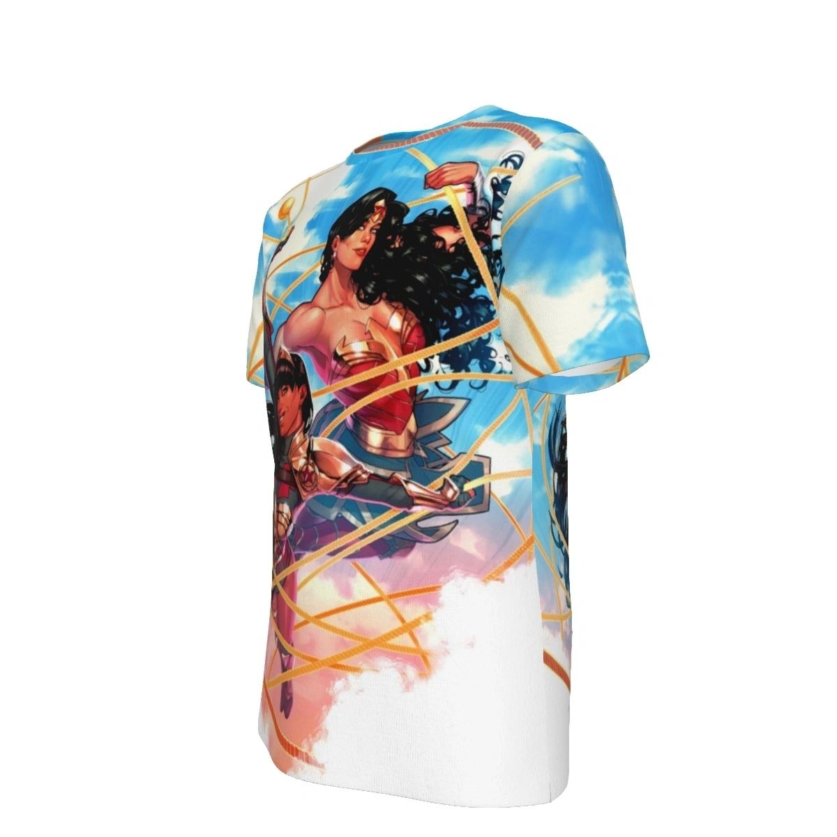 WONDER WOMAN 800 VAR Jamal Campbell All-Over Print Shirt - COVER C
