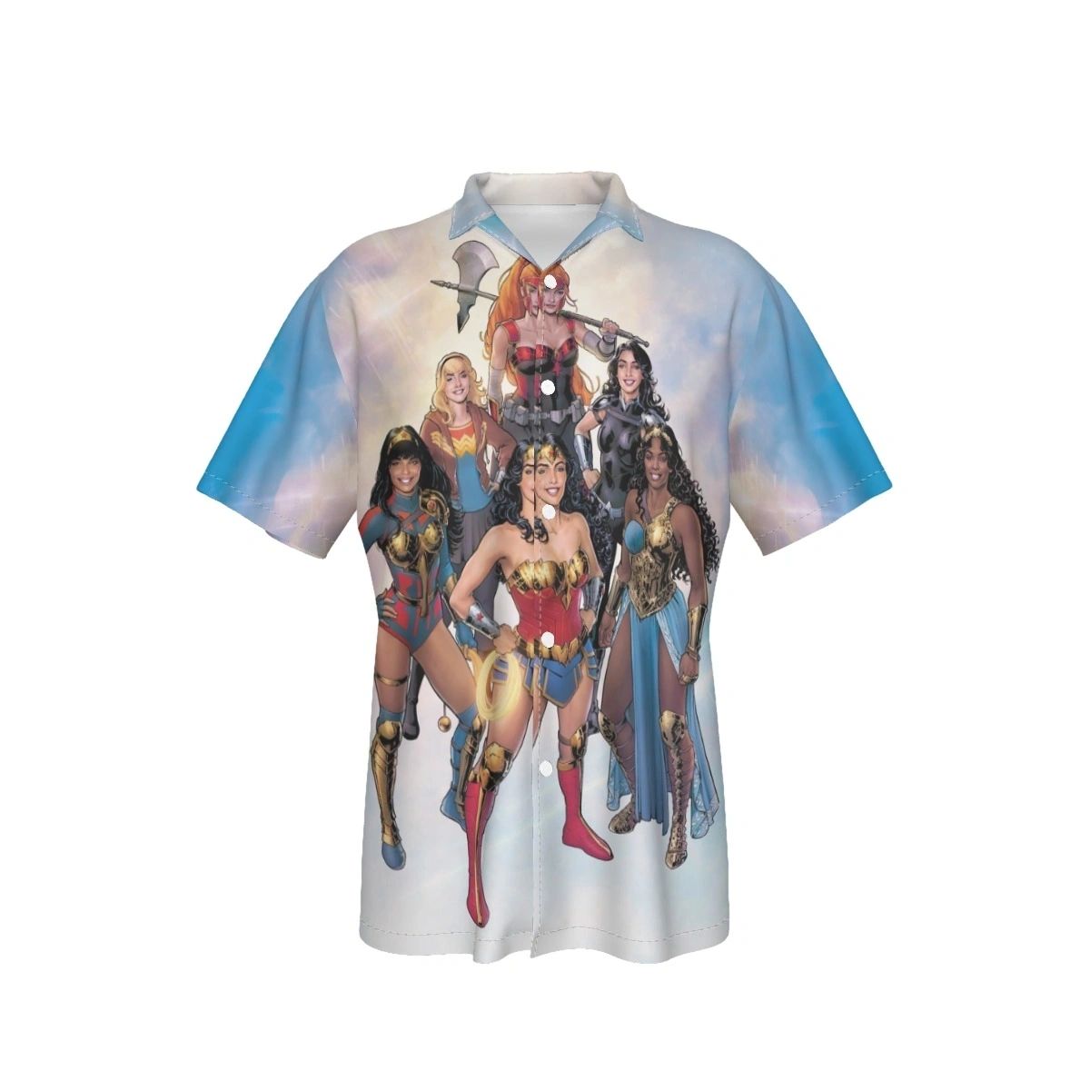 WONDER WOMAN 800 VAR Jamal Campbell All-Over Print Shirt - COVER C