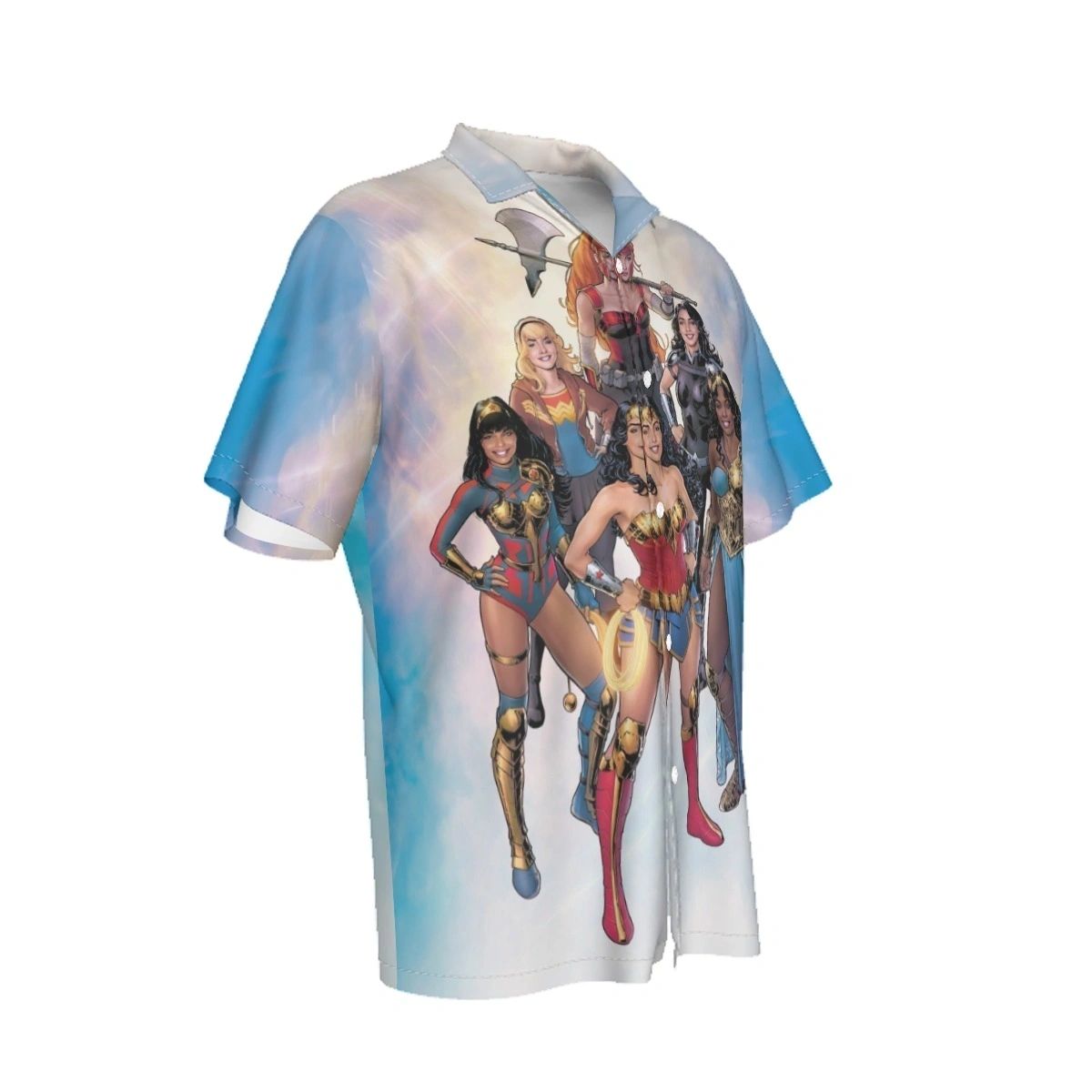 WONDER WOMAN 800 VAR Jamal Campbell All-Over Print Shirt - COVER C
