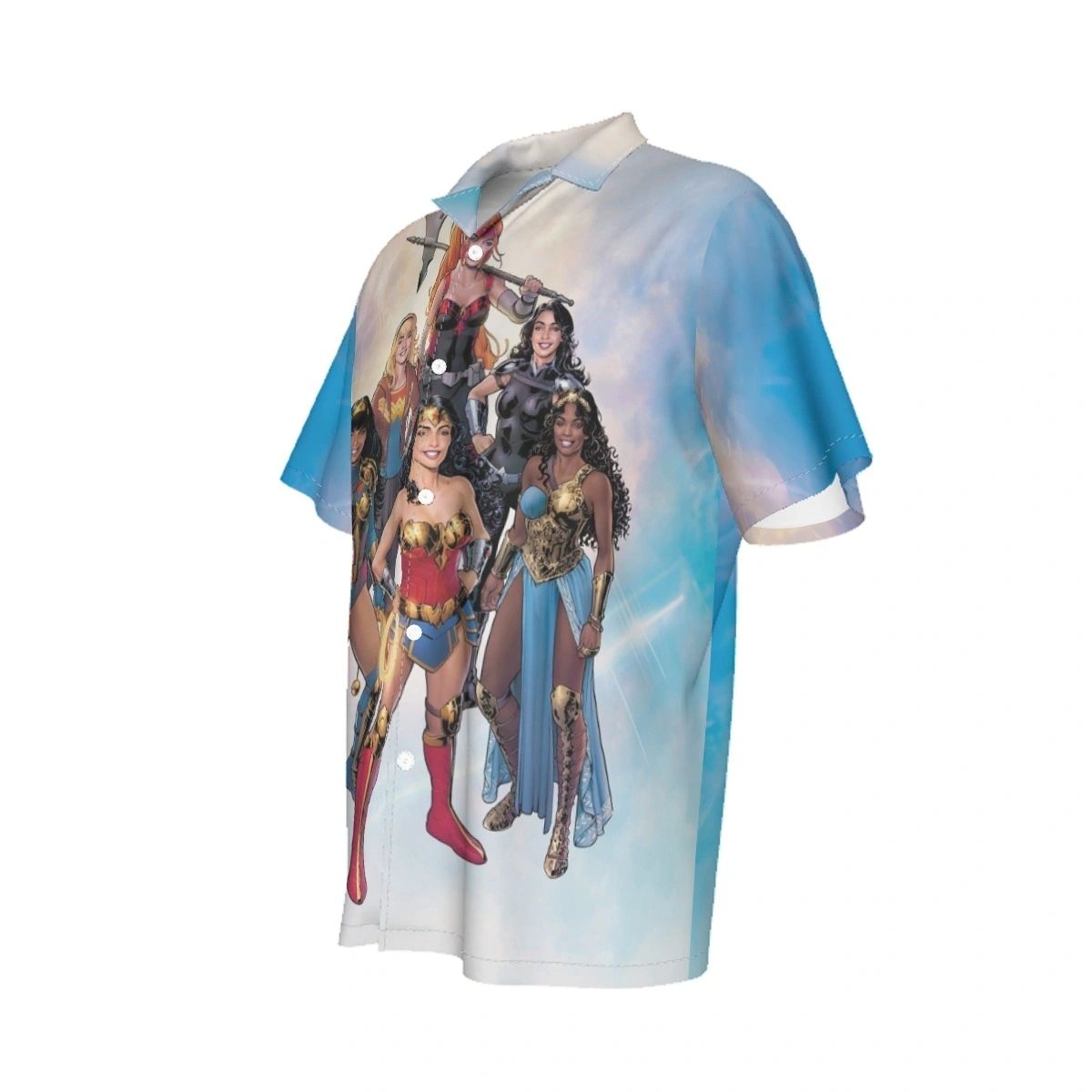 WONDER WOMAN 800 VAR Jamal Campbell All-Over Print Shirt - COVER C