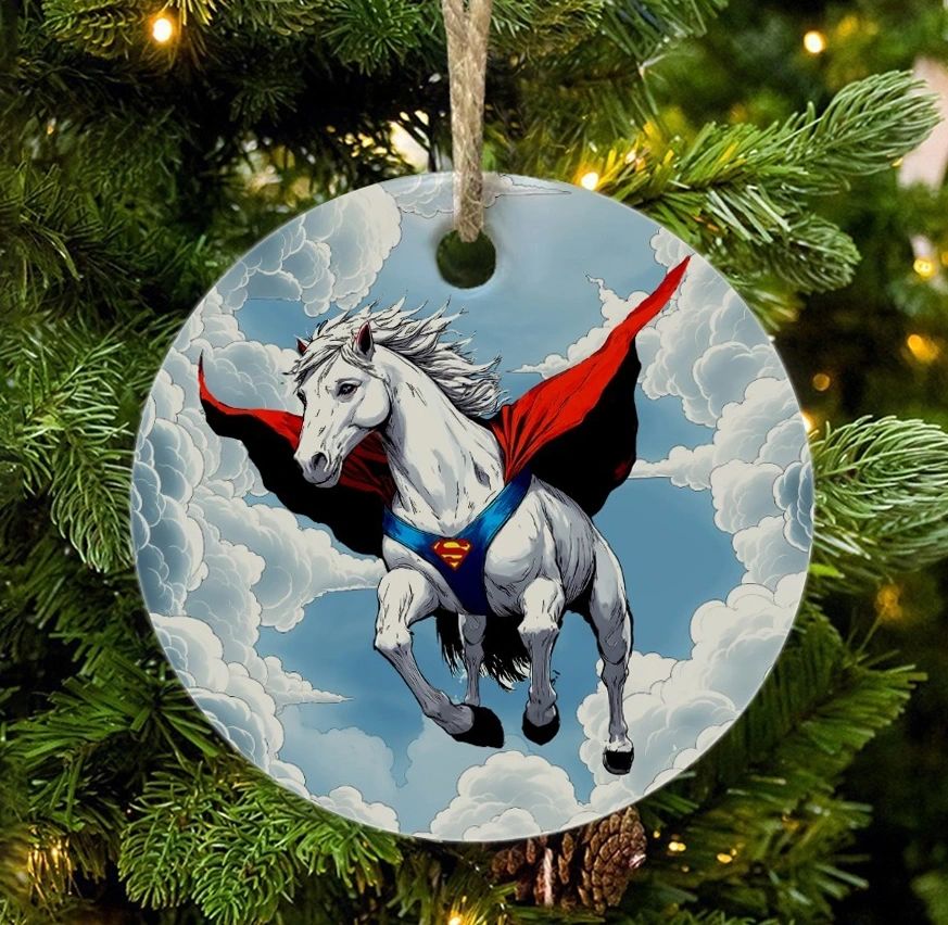 COMET READY CHRISTMAS TREE ORNAMENT - SUPERPETS SERIES