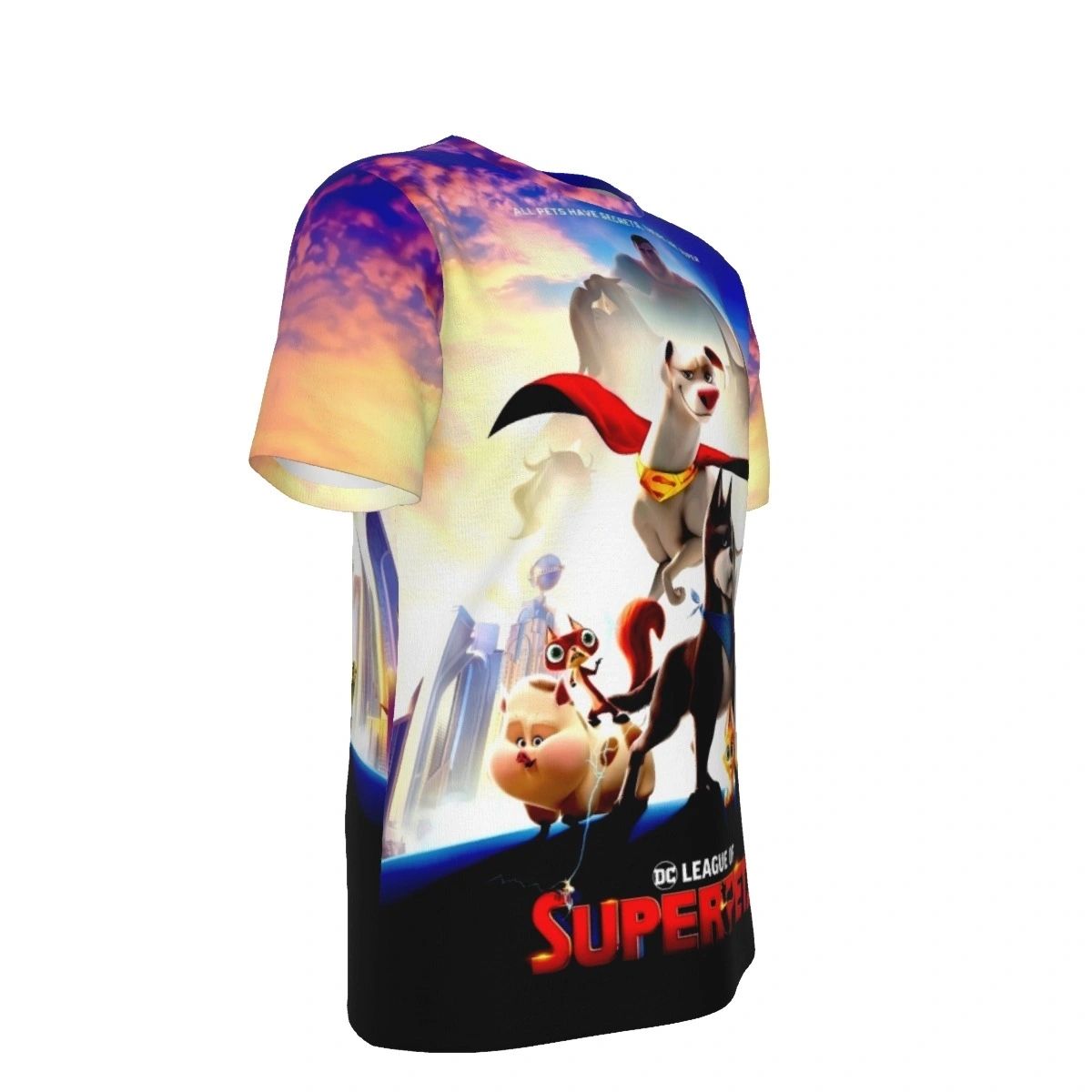 DC LEGION OF SUPERPETS ALL OVER PRINT SHIRT AND TANK