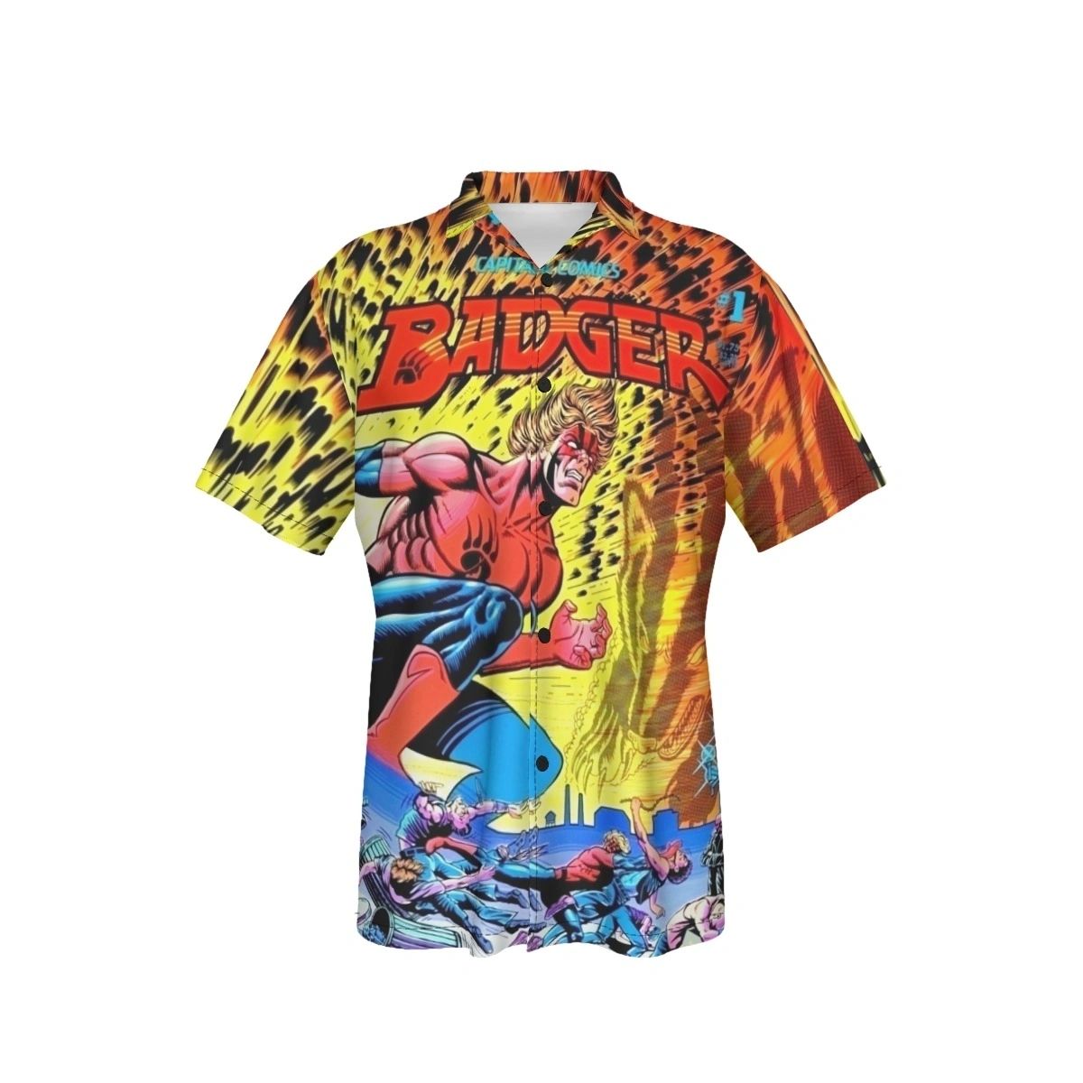 BADGER 1 ALL OVER PRINT SHIRT AND TANK