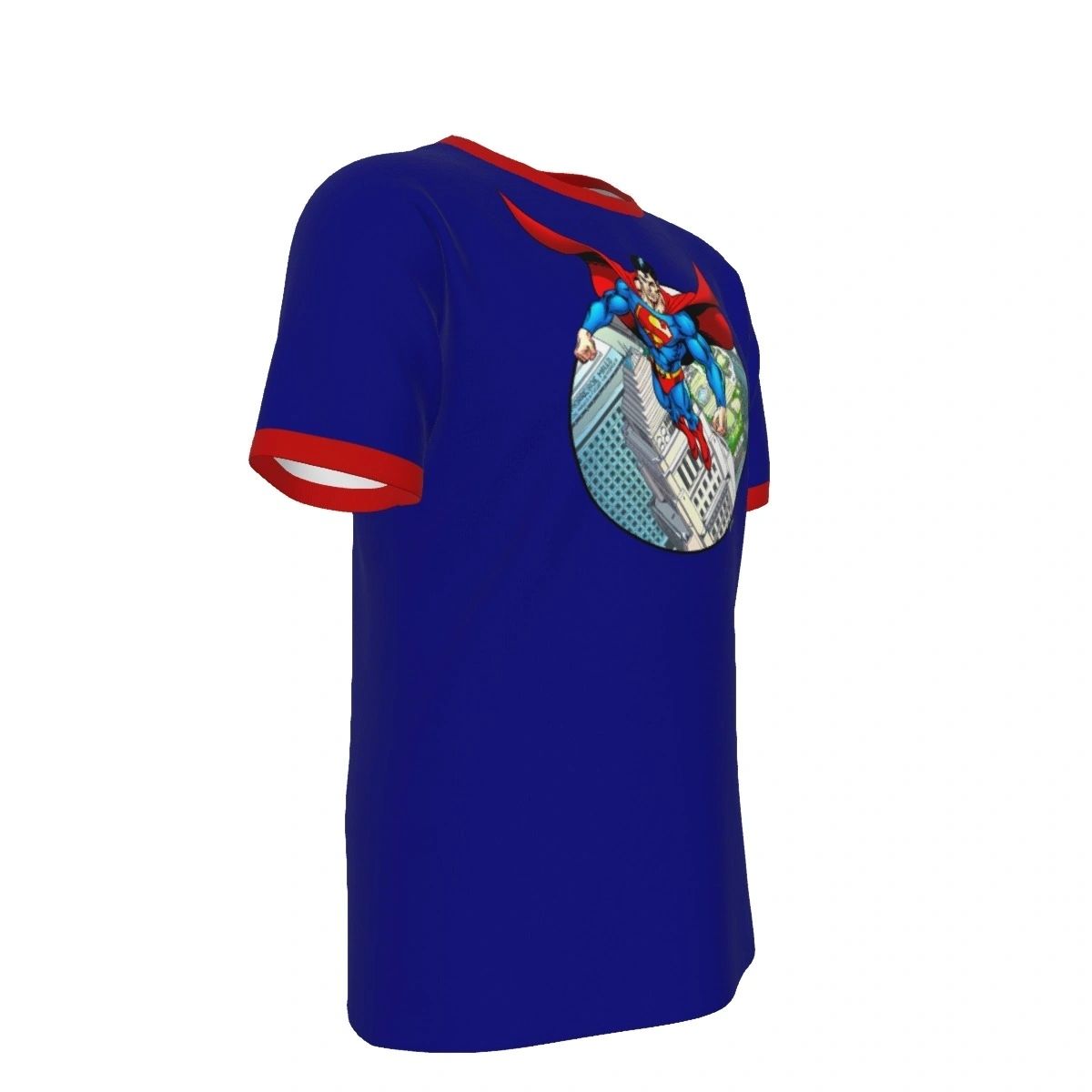 PEREZ SUPERMAN FLIGHT CIRCLE ALL OVER PRINT SHIRT AND TANK