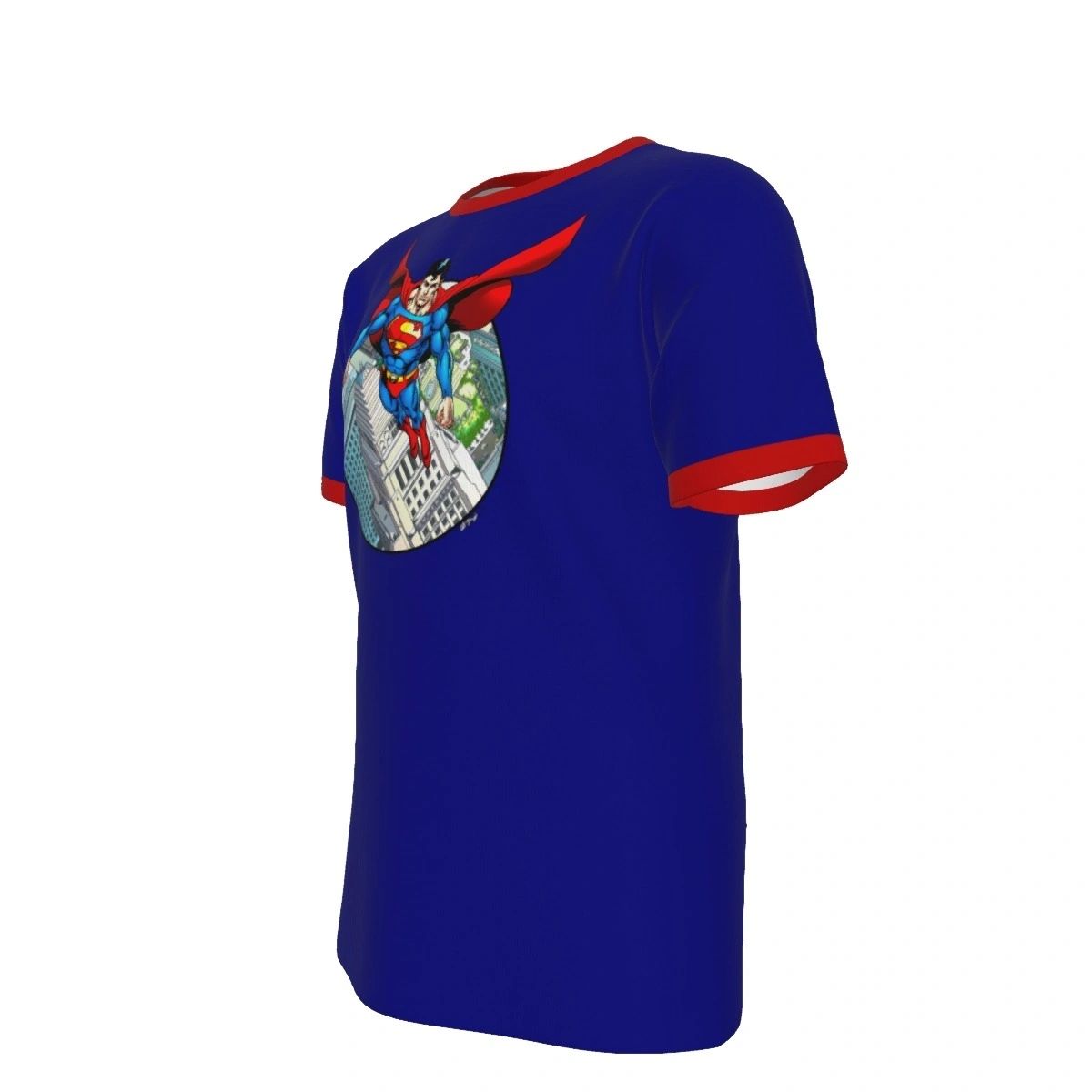 PEREZ SUPERMAN FLIGHT CIRCLE ALL OVER PRINT SHIRT AND TANK