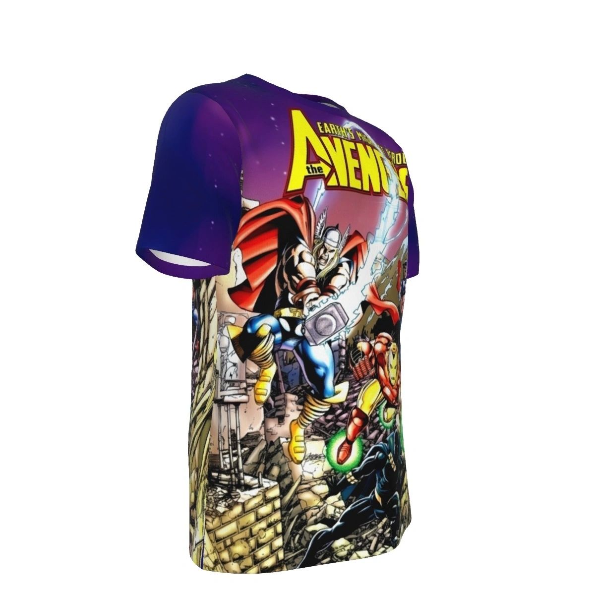 AVENGERS 21 V3 ALL OVER PRINT SHIRT AND TANK - GEORGE PEREZ ART