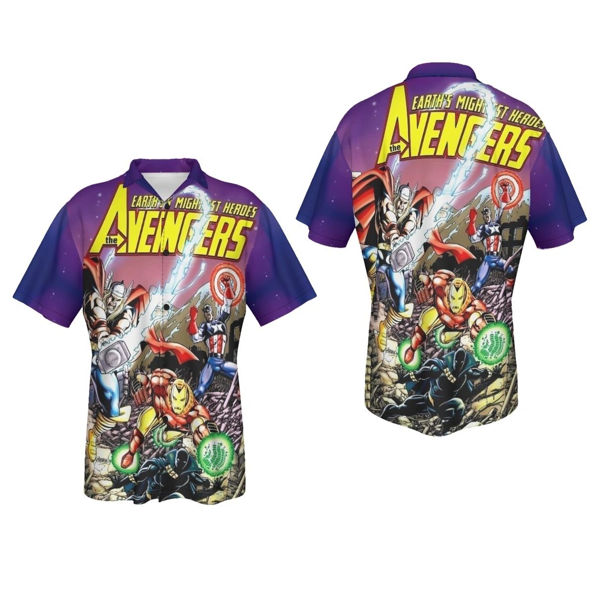 AVENGERS 21 V3 ALL OVER PRINT SHIRT AND TANK - GEORGE PEREZ ART