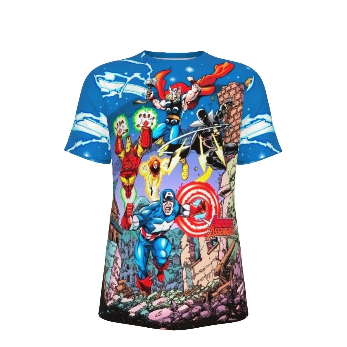 AVENGERS 21 V3 SPLASH ALL OVER PRINT SHIRT AND TANK - GEORGE PEREZ ART