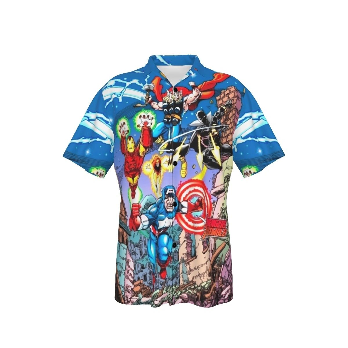 AVENGERS 21 V3 SPLASH ALL OVER PRINT SHIRT AND TANK - GEORGE PEREZ ART