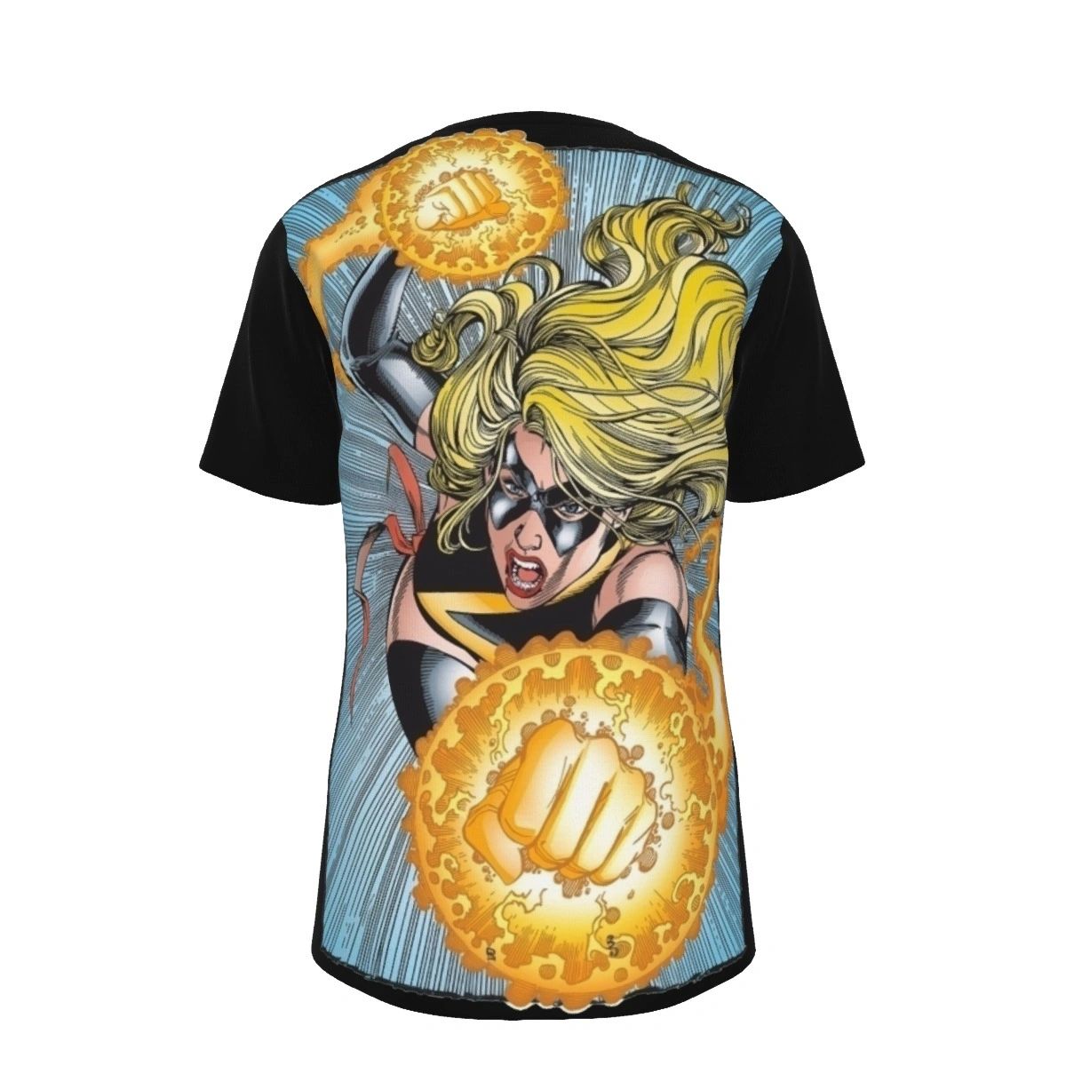 MS MARVEL PINUP ALL OVER PRINT SHIRT AND TANK - GEORGE PEREZ ART