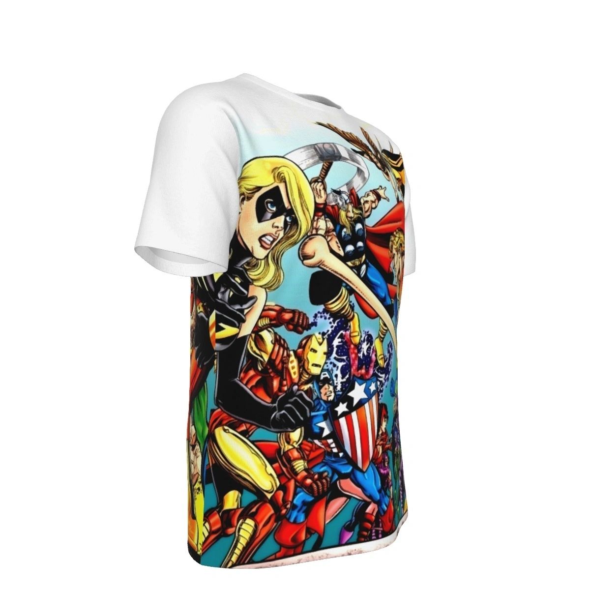 AVENGERS VS THE SQUADRON SUPERME ALL OVER PRINT SHIRT AND TANK - GEORGE PEREZ ART