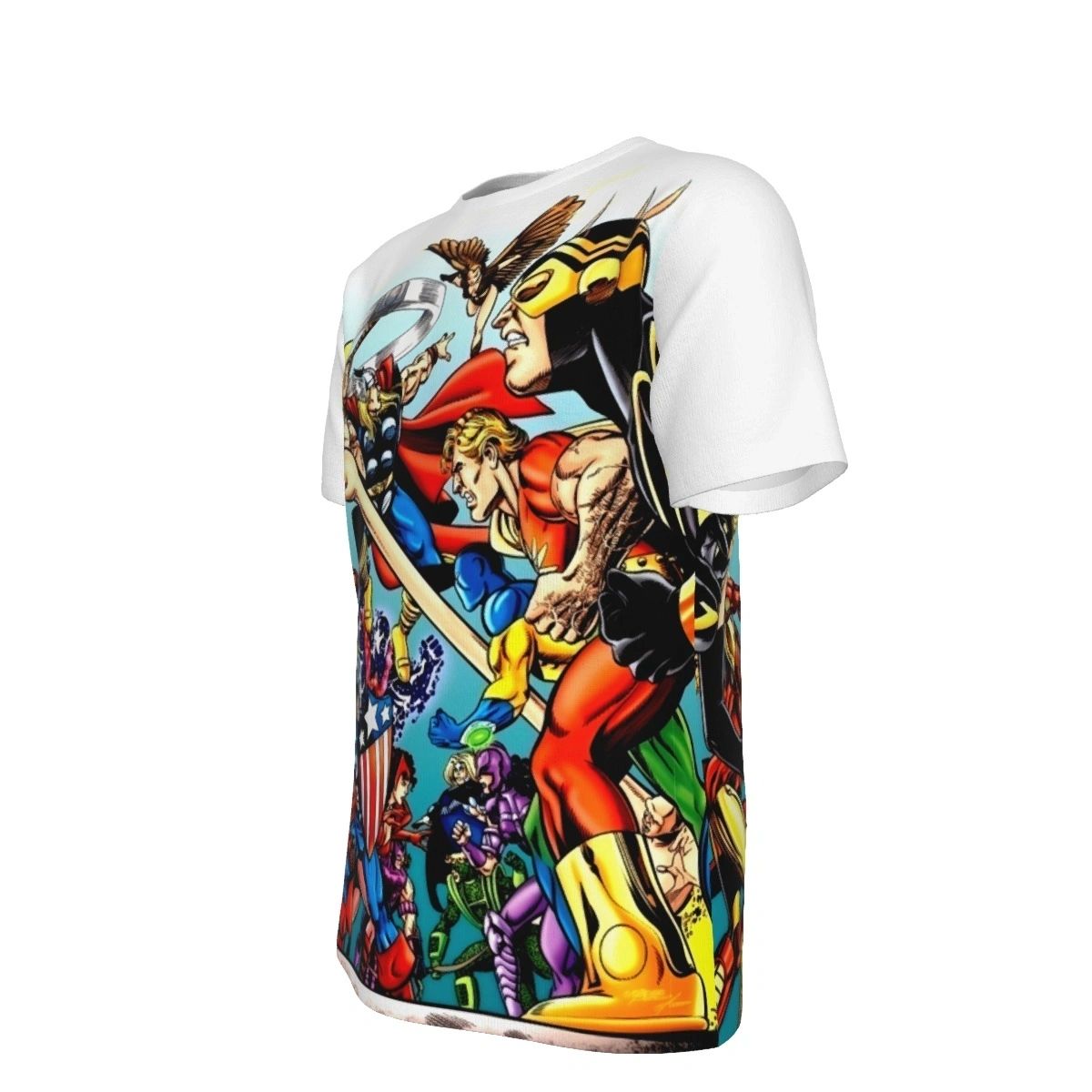 AVENGERS VS THE SQUADRON SUPERME ALL OVER PRINT SHIRT AND TANK - GEORGE PEREZ ART