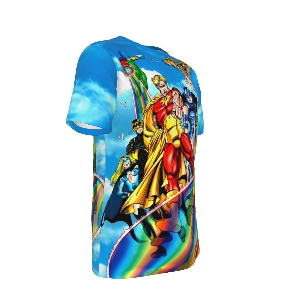 SQUADRON SUPERME PINUP ALL OVER PRINT SHIRT AND TANK - GEORGE PEREZ ART