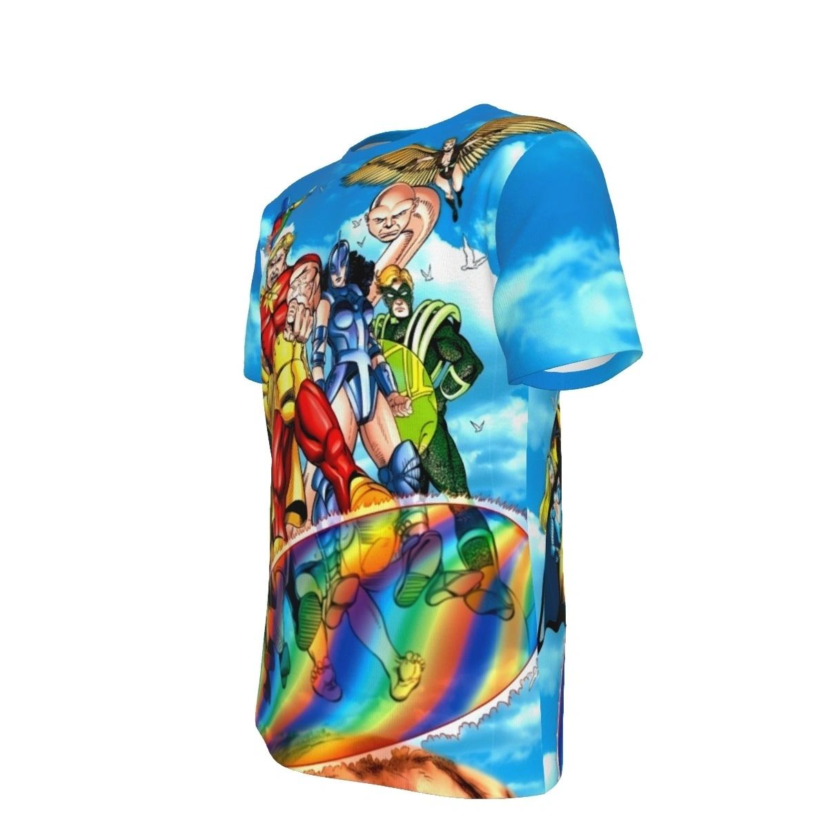 SQUADRON SUPERME PINUP ALL OVER PRINT SHIRT AND TANK - GEORGE PEREZ ART
