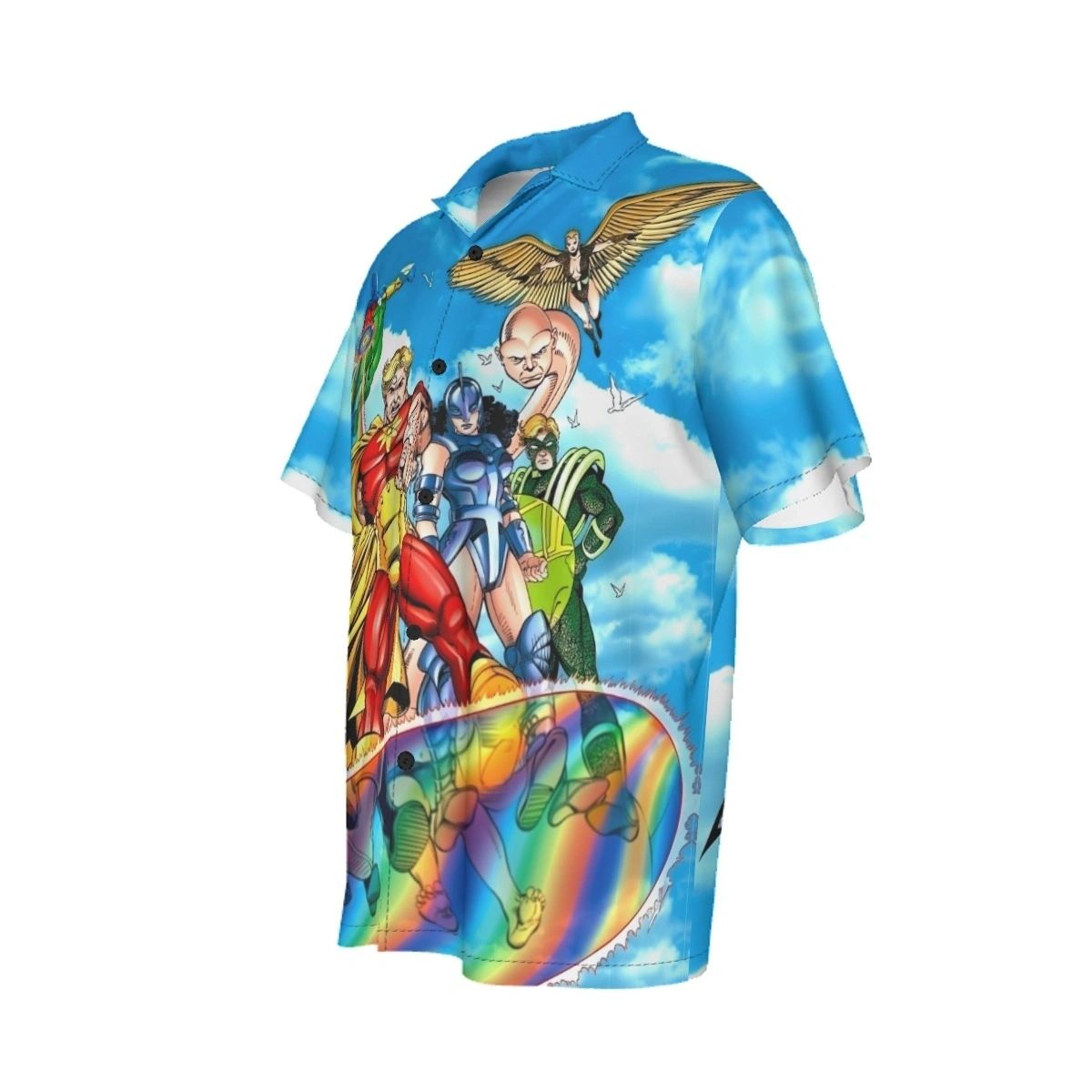 SQUADRON SUPERME PINUP ALL OVER PRINT SHIRT AND TANK - GEORGE PEREZ ART