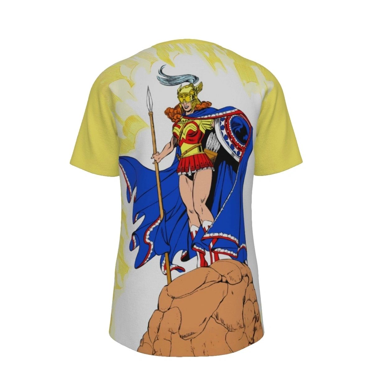 WONDER WOMAN DIANA NAMESAKE PINUP ALL OVER PRINT SHIRT AND TANK - GEORGE PEREZ ART