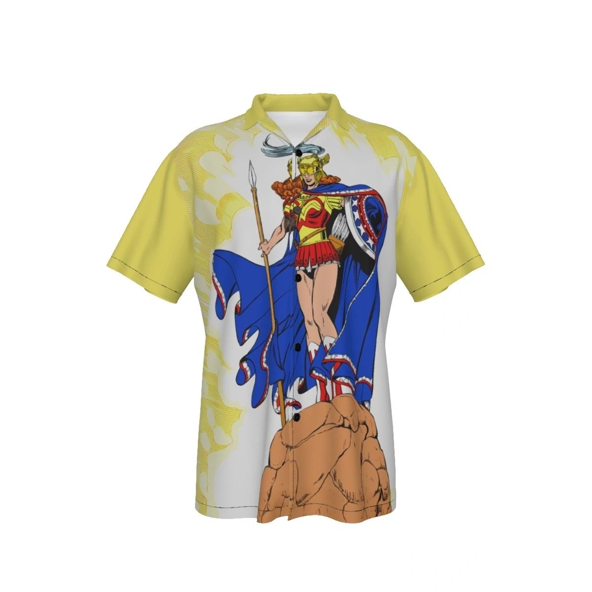 WONDER WOMAN DIANA NAMESAKE PINUP ALL OVER PRINT SHIRT AND TANK - GEORGE PEREZ ART