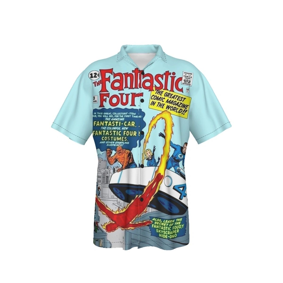 FANTASTIC FOUR 3 ALL OVER PRINT SHIRT AND TANK