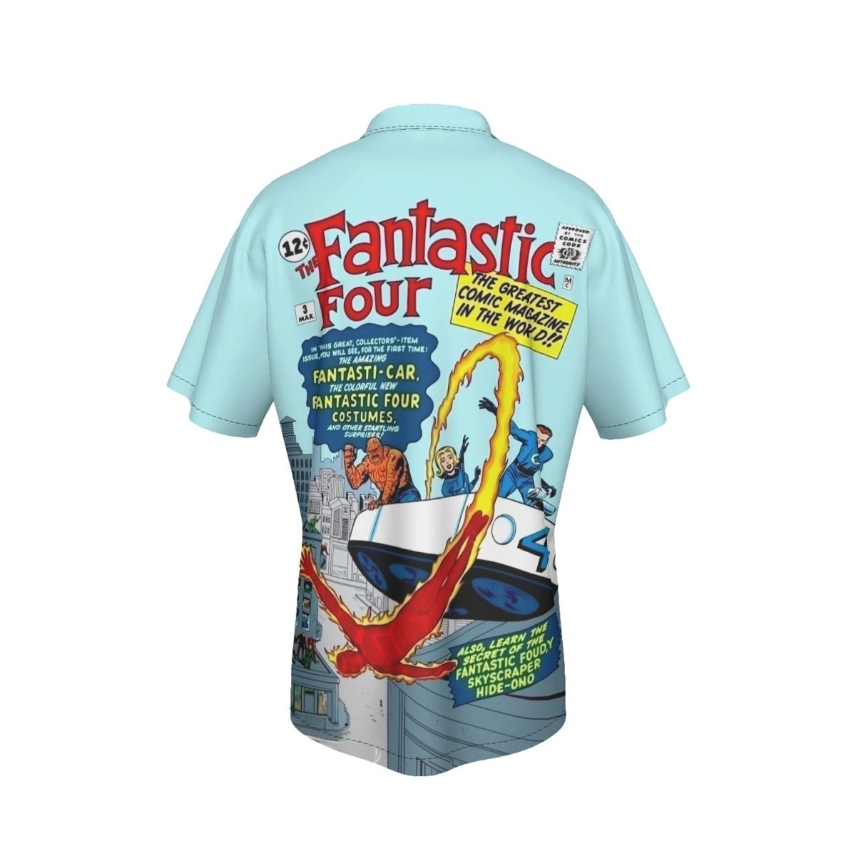 FANTASTIC FOUR 3 ALL OVER PRINT SHIRT AND TANK